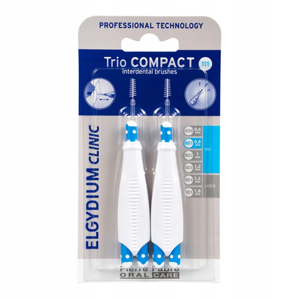 Kompaktowy design z trzema rodzajami szczoteczek