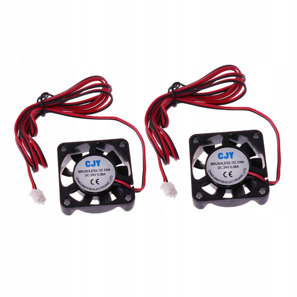 2x Ciche wentylatory 24V 50x50x10mm 5010 – Idealne do drukarek 3D