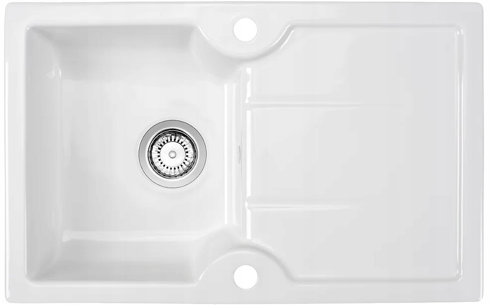 Sonra Merid 78 Crystal White 58 – Elegancki zlewozmywak ceramiczny