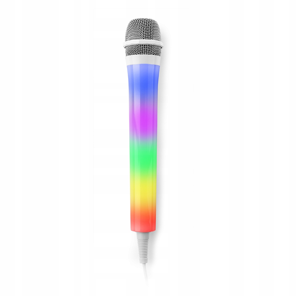 Mikrofon karaoke z oświetleniem LED RGB KMD55W – Idealny towarzysz każdej imprezy