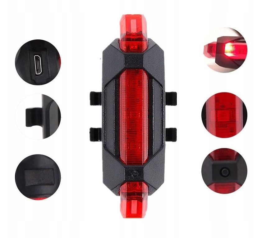 Dodatkowa lampka tylna – Zwiększona widoczność z tyłu