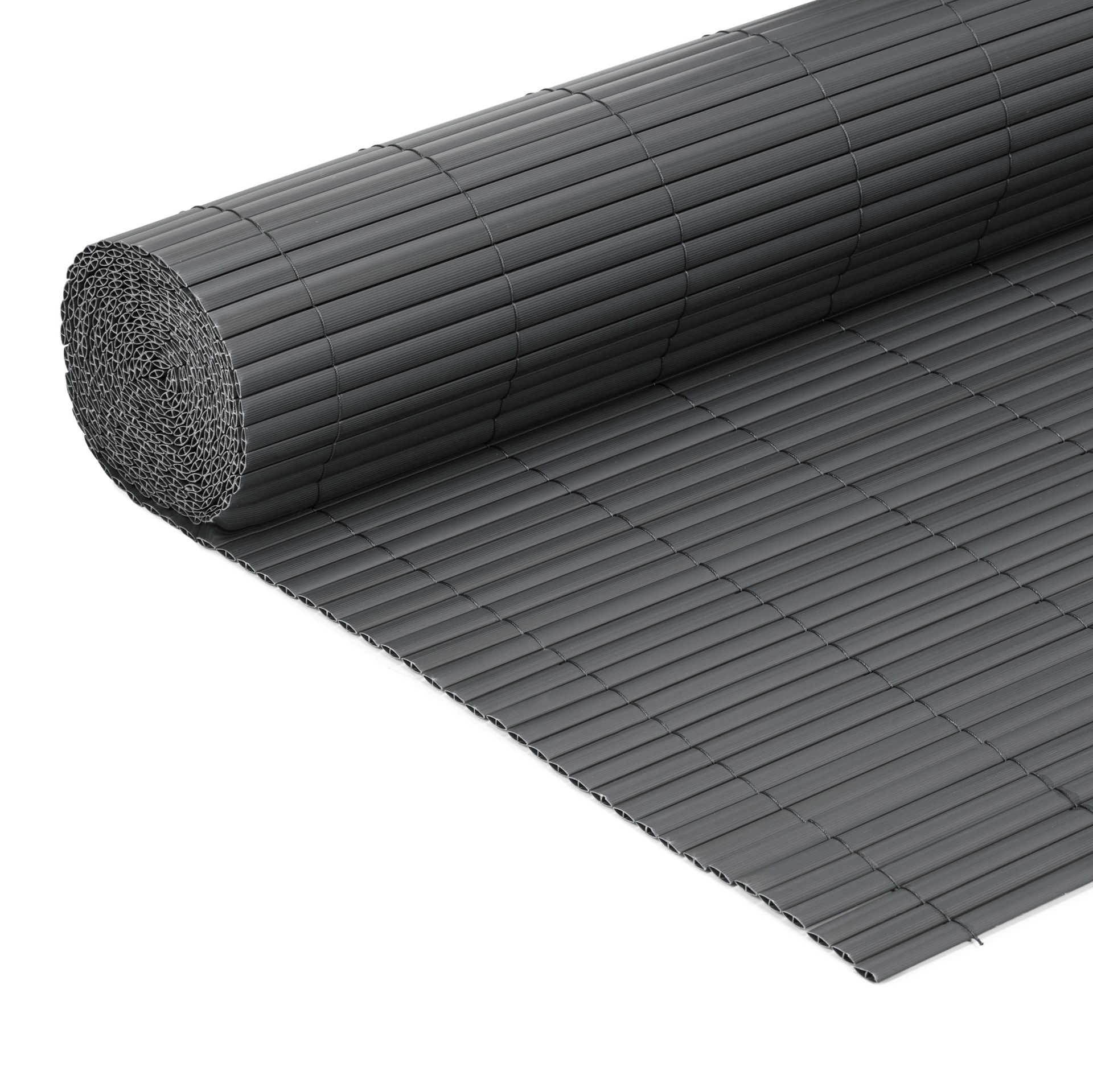 Osłona PVC maskująca na balkon, taras, ogrodzenie 300x100 cm ciemnoszara – Komfort i prywatność w Twoim ogrodzie
