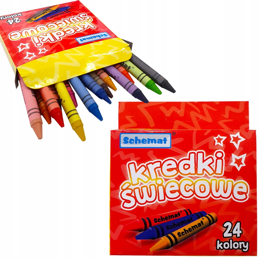 Zestaw 24 intensywnych kolorów do rysowania