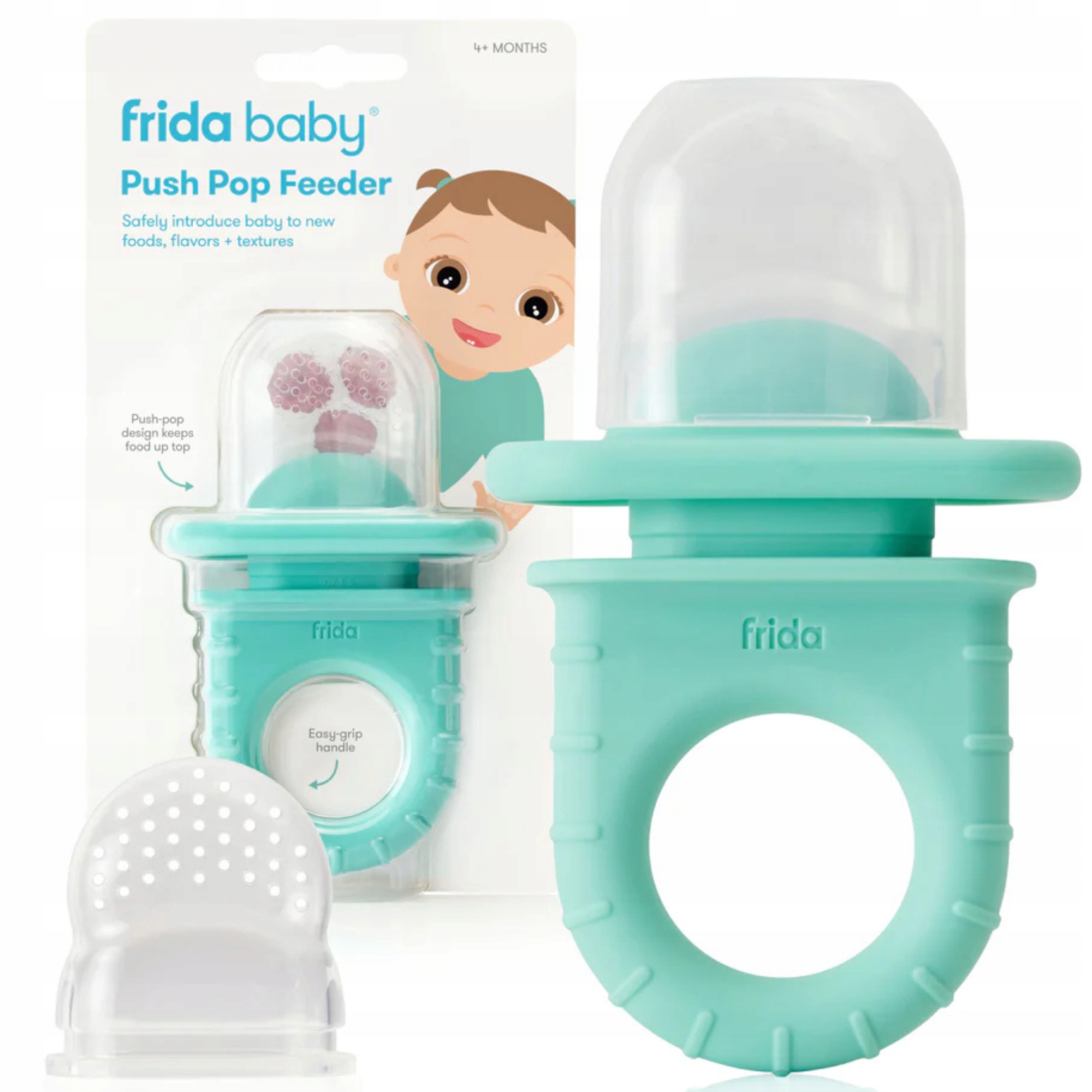 Frida Baby Push Pop Feeder – Gryzak do podawania pokarmów dla Twojego dziecka