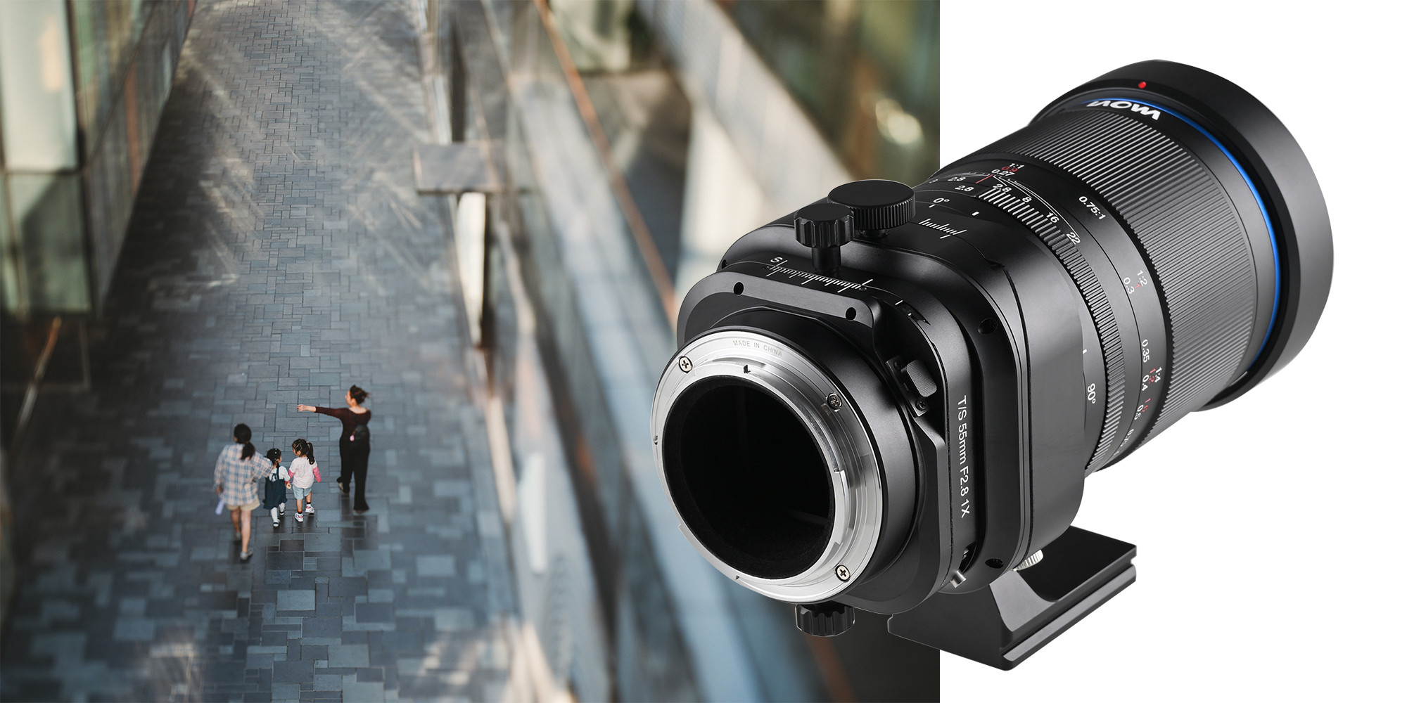 Obiektyw Laowa 55 mm f/2,8 Tilt-Shift 1x Macro do Canon RF