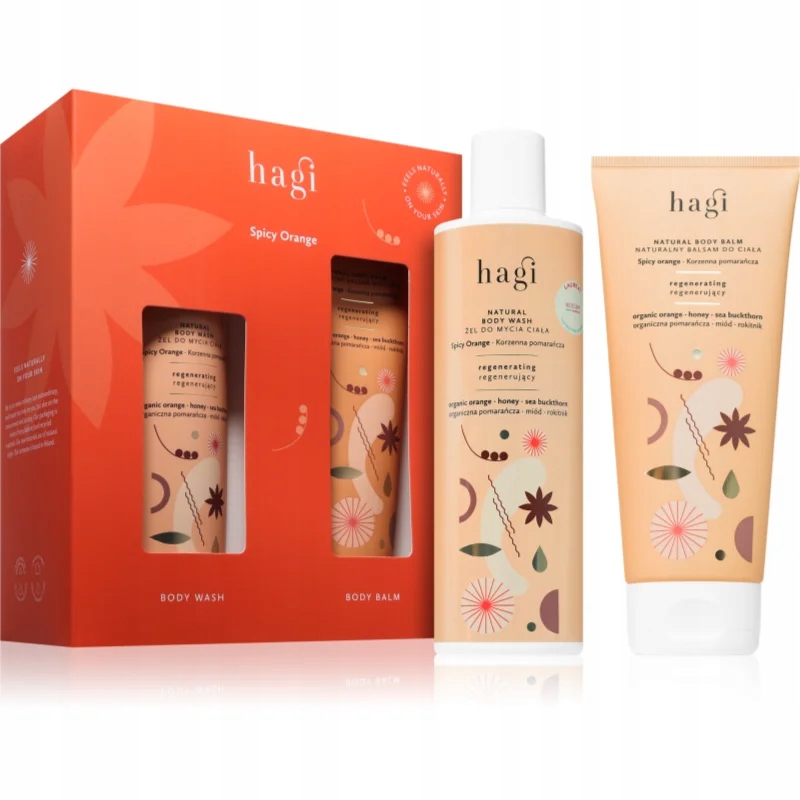 HAGI_SET Spicy Orange Care – Zestaw do pielęgnacji ciała z aromatem pomarańczy