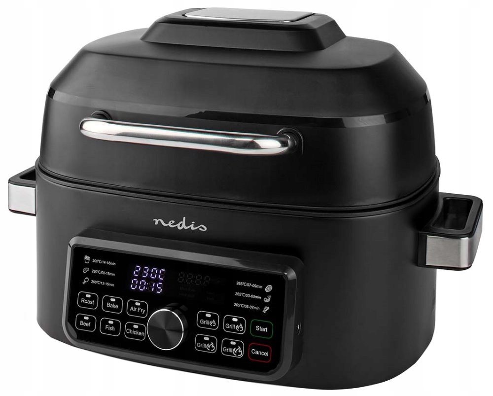 Frytkownica beztłuszczowa Nedis KAAFG600BK – Zdrowe smażenie bez oleju