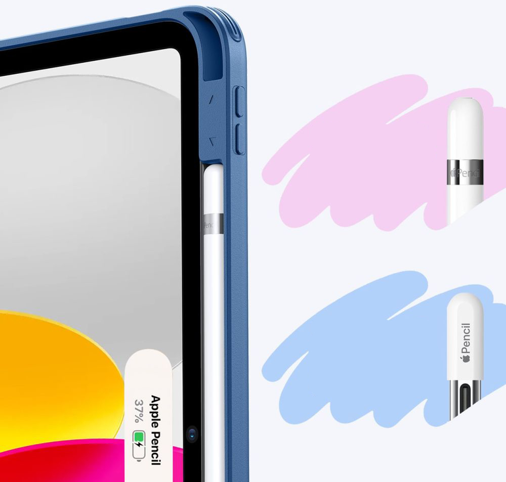 Wbudowany uchwyt na Apple Pencil z funkcją ładowania