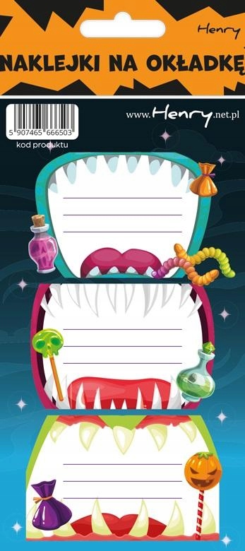 Zestaw 12 naklejek w praktycznym woreczku