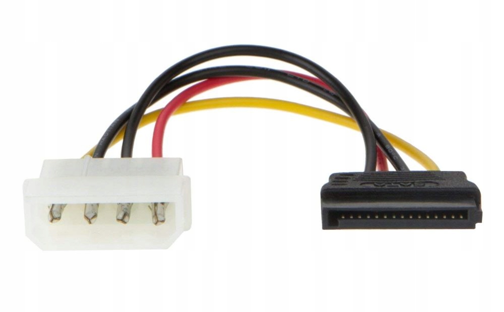 Kabel adapter zasilający Molex 4Pin do SATA 15Pin – Niezbędne rozwiązanie dla Twojego sprzętu