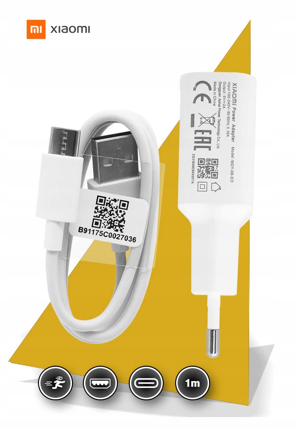 Ładowarka sieciowa 10W Xiaomi Power Adapter MDY-08-EO – Szybkie ładowanie w zasięgu ręki