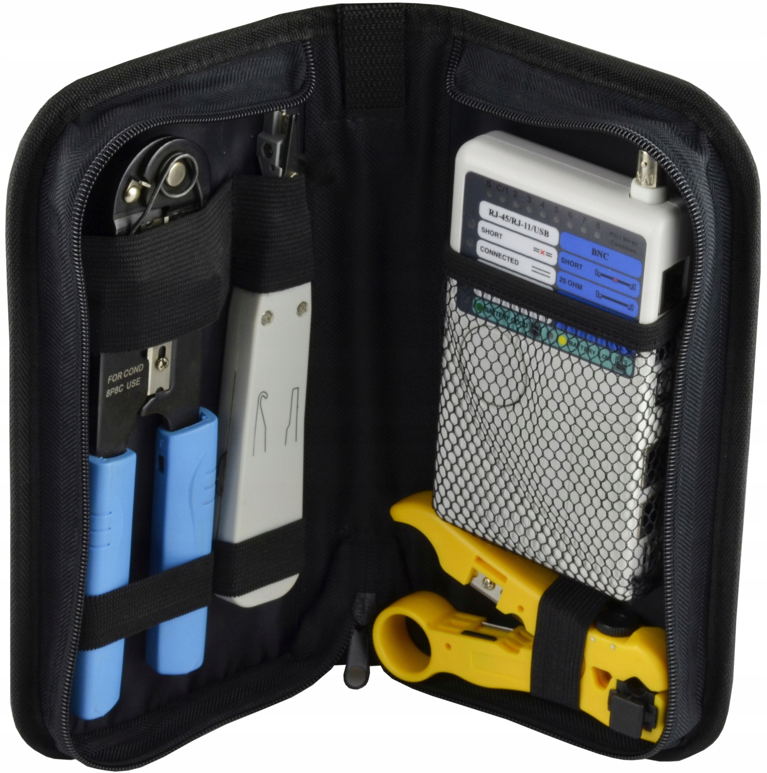 Zestaw sieciowy 4 elementy LAN + coaxial NEKU – Kompleksowe narzędzia do instalacji