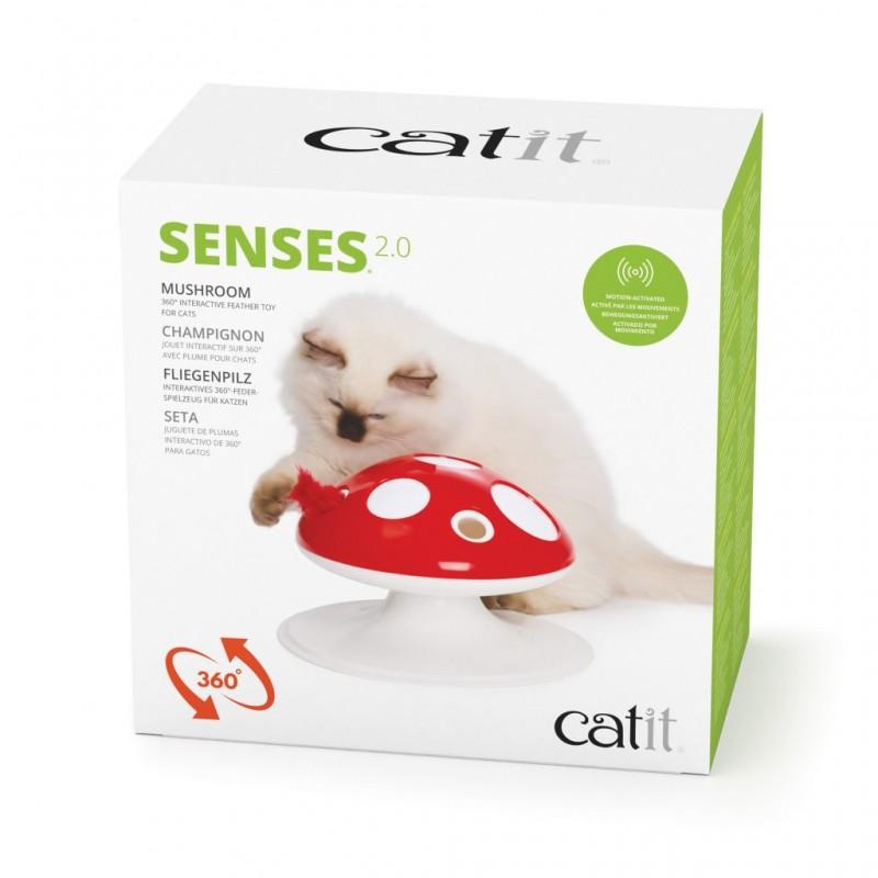 CATIT Senses Mushroom - interaktywna zabawka dla kota 15 x 24 cm