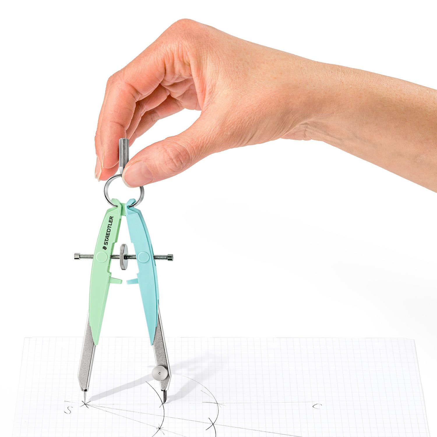 Prowadnica wrzeciona i maksymalna średnica koła kreślarskiego