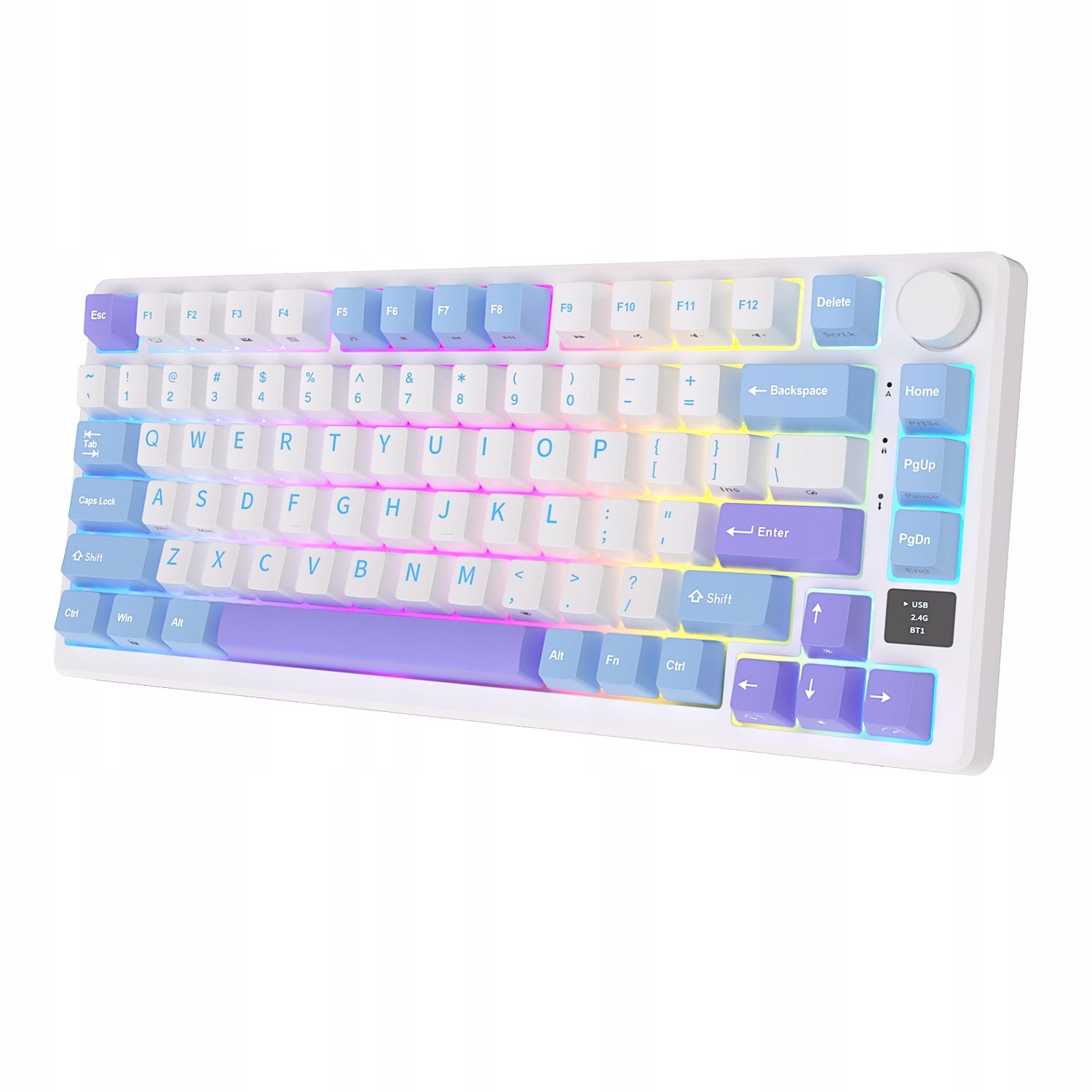 Wiele trybów połączenia: Bluetooth, USB, 2.4G