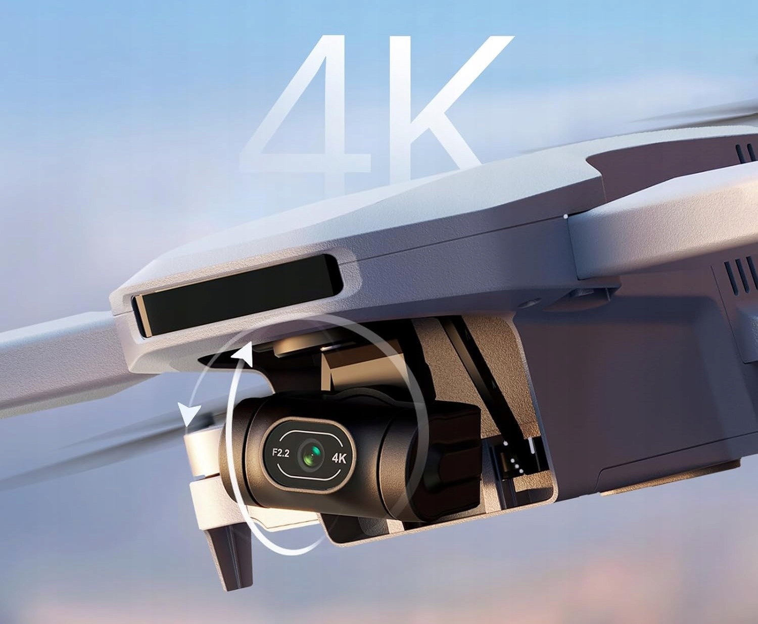 Wysokiej jakości kamera 4K z stabilizacją 3-osiową