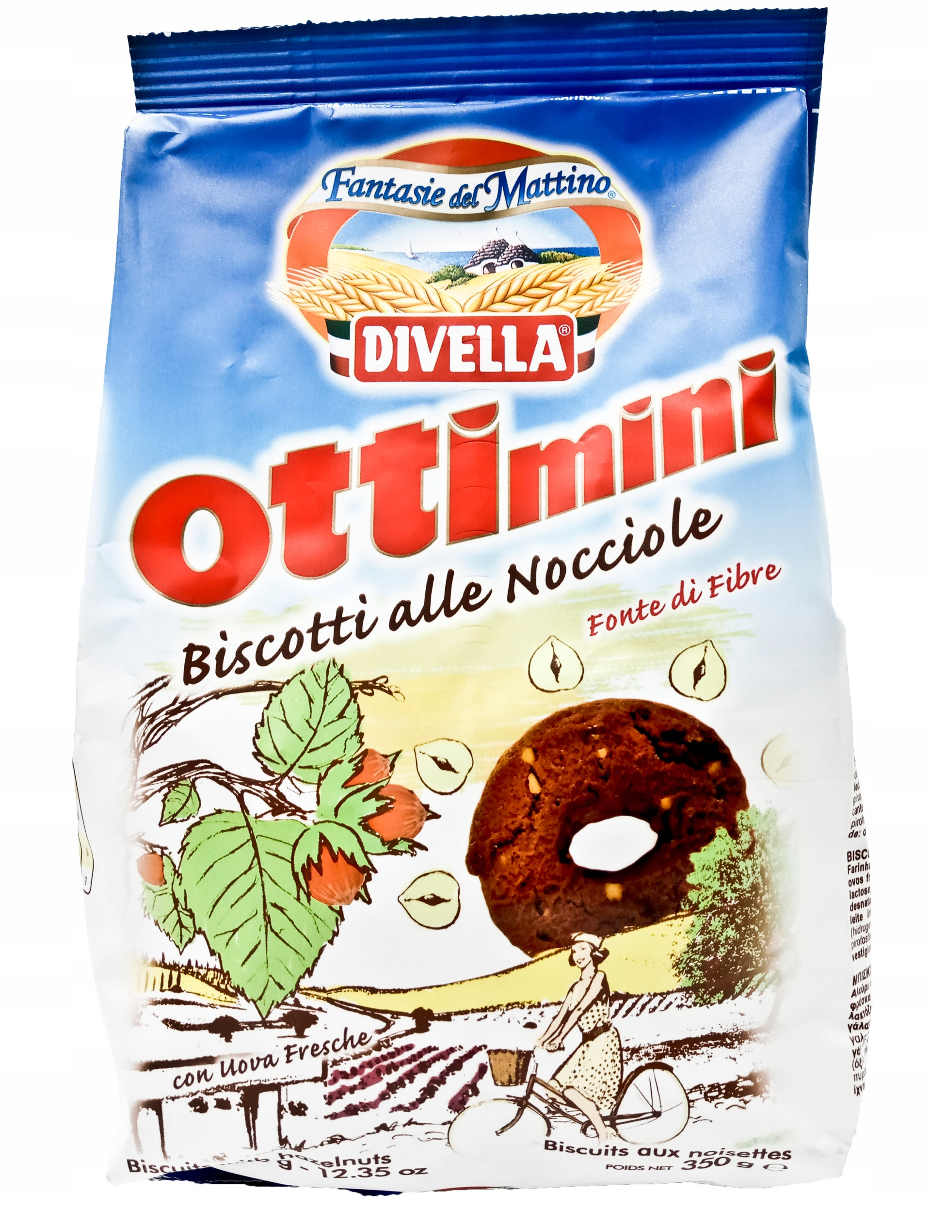 Ciastka Ottimini Nocciola 350g - Delikatne smaki od Divella
