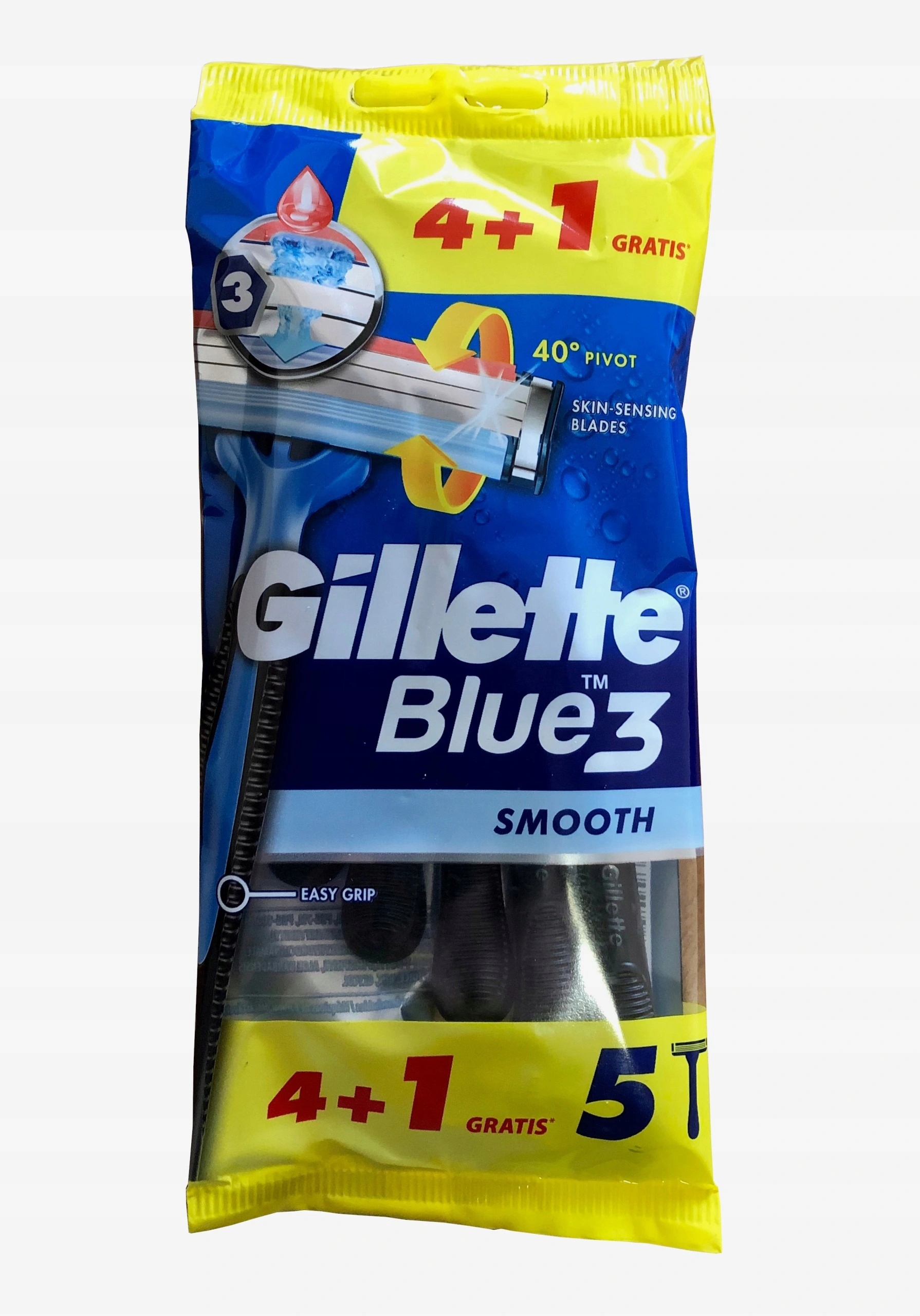 Gillette Blue III – Komfortowe maszynki do golenia dla mężczyzn