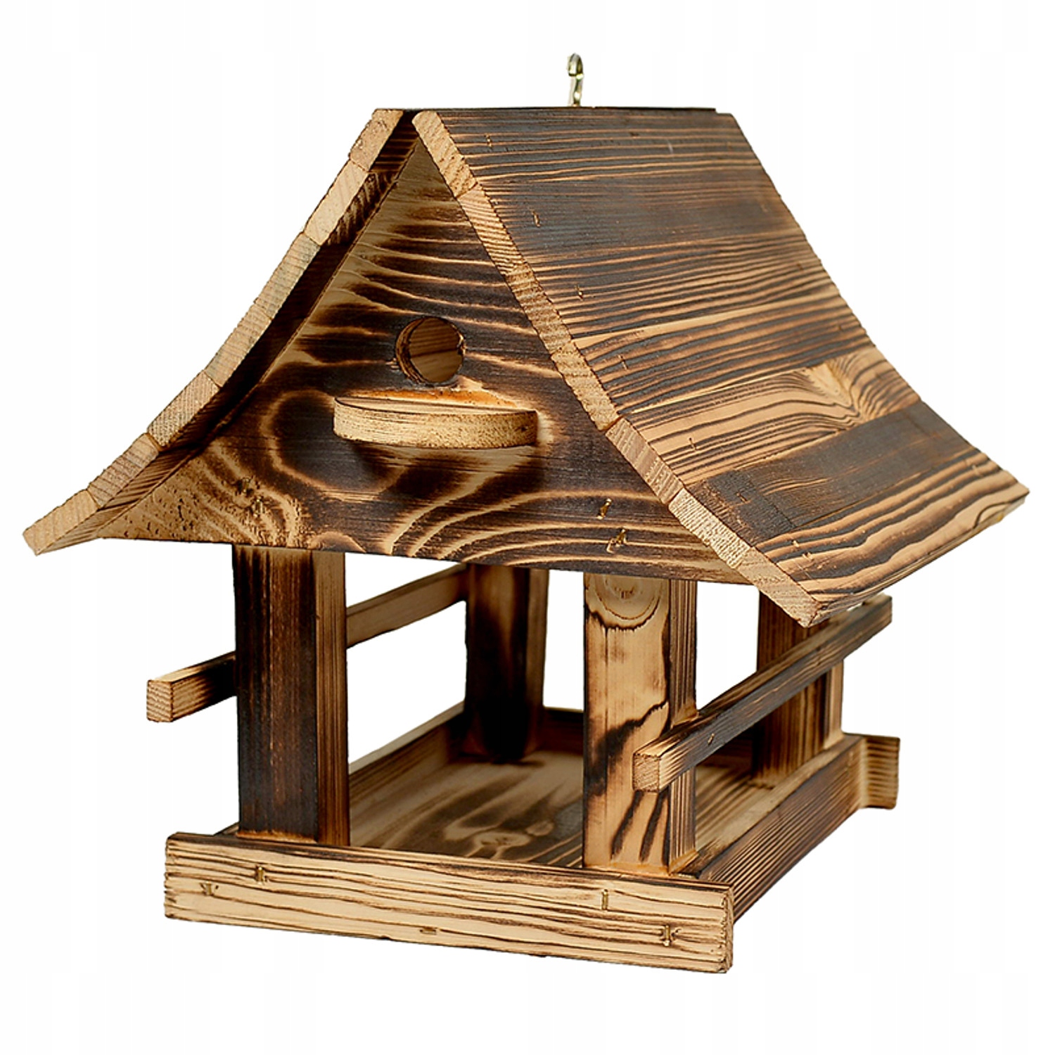 Drewniany karmnik dla ptaków XXL – Idealny dodatek do Twojego ogrodu