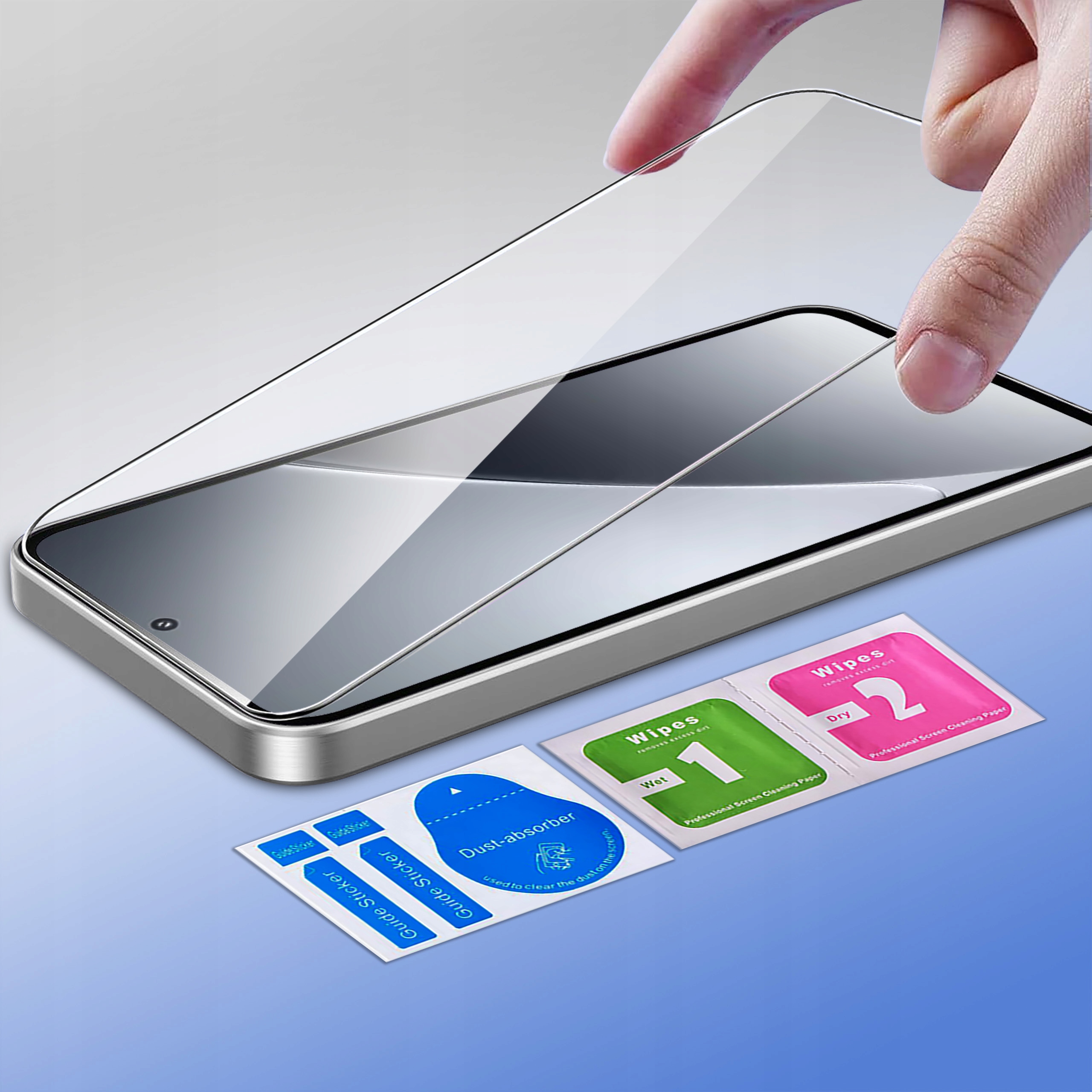 Podwyższone ranty dla dodatkowej ochrony ekranu