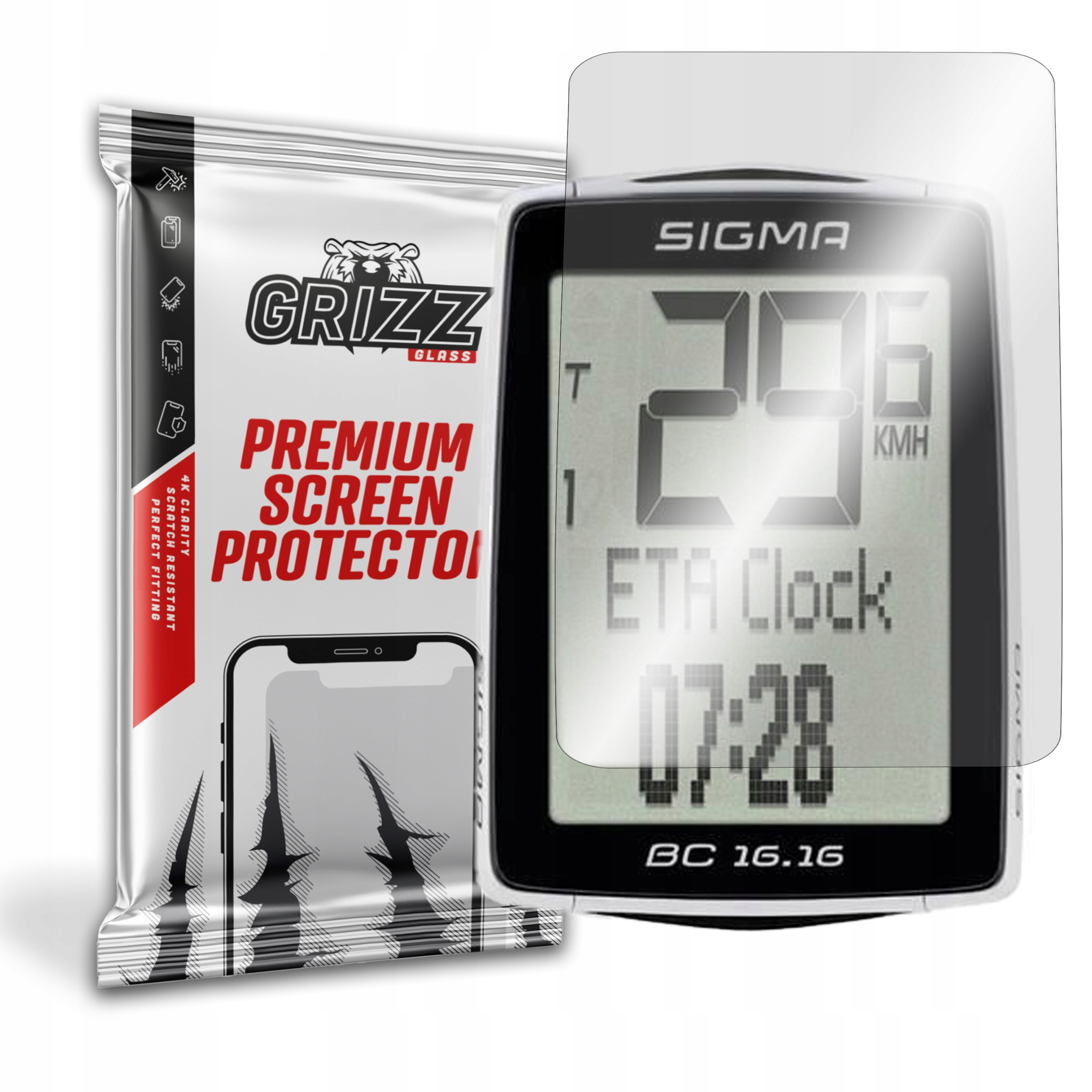 Folia hydrożelowa GrizzGlass Hydrofilm do Sigma Sport BC 16.16 – Ochrona Twojego urządzenia