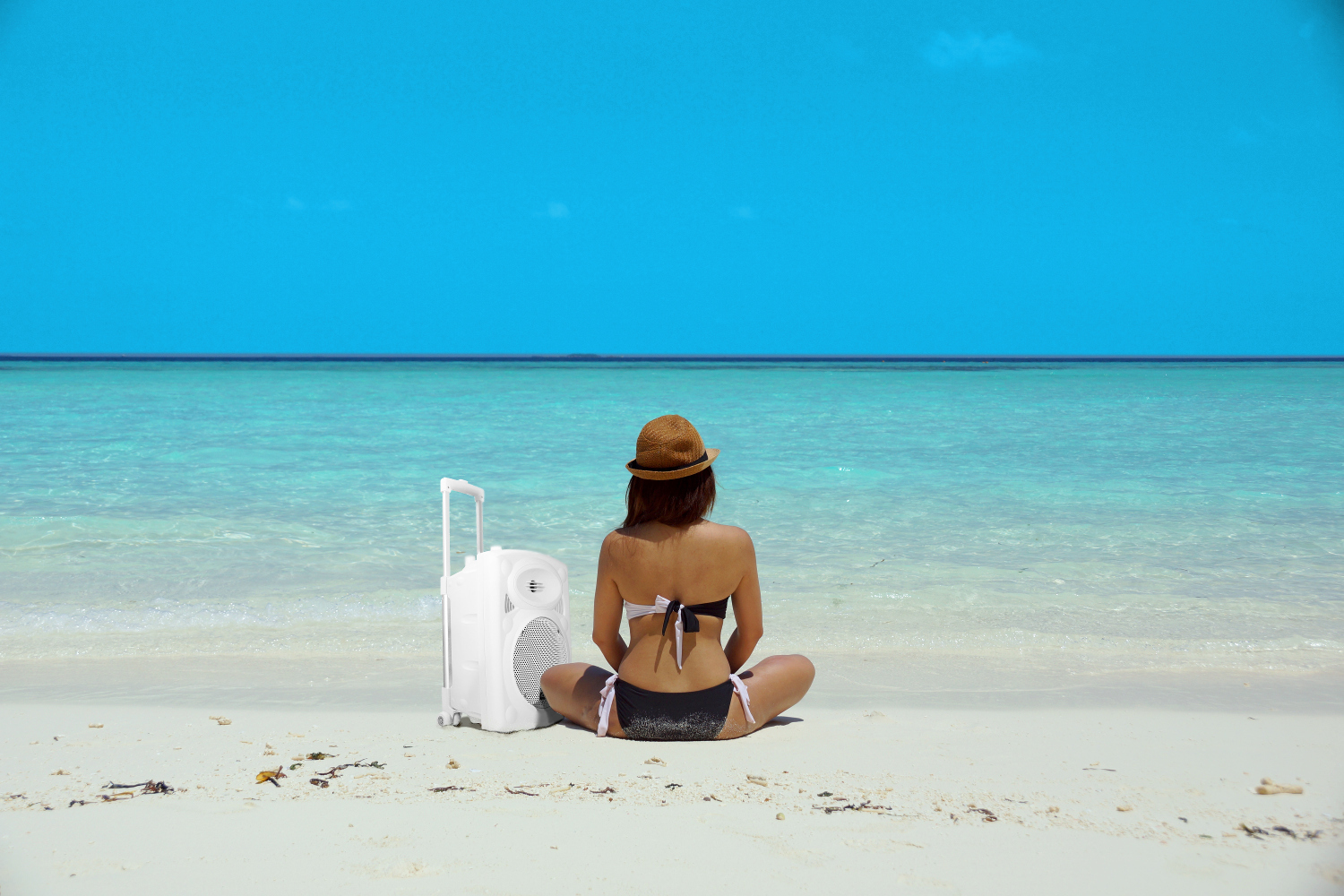 Kolumna mobilna Ibiza PORT12UHF-BT-WH – Idealne nagłośnienie w każdych warunkach