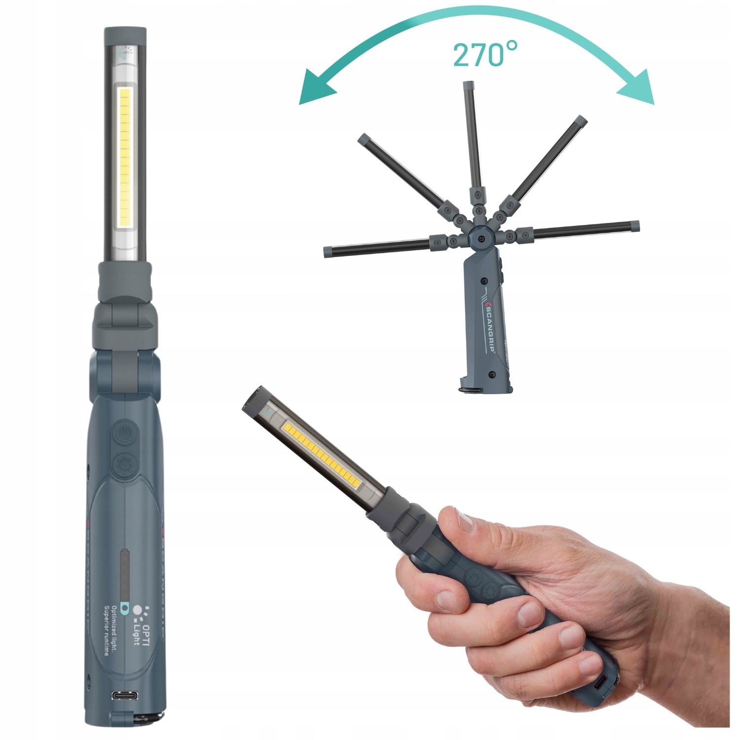 Wszechstronność zastosowania – lampa robocza 3-w-1