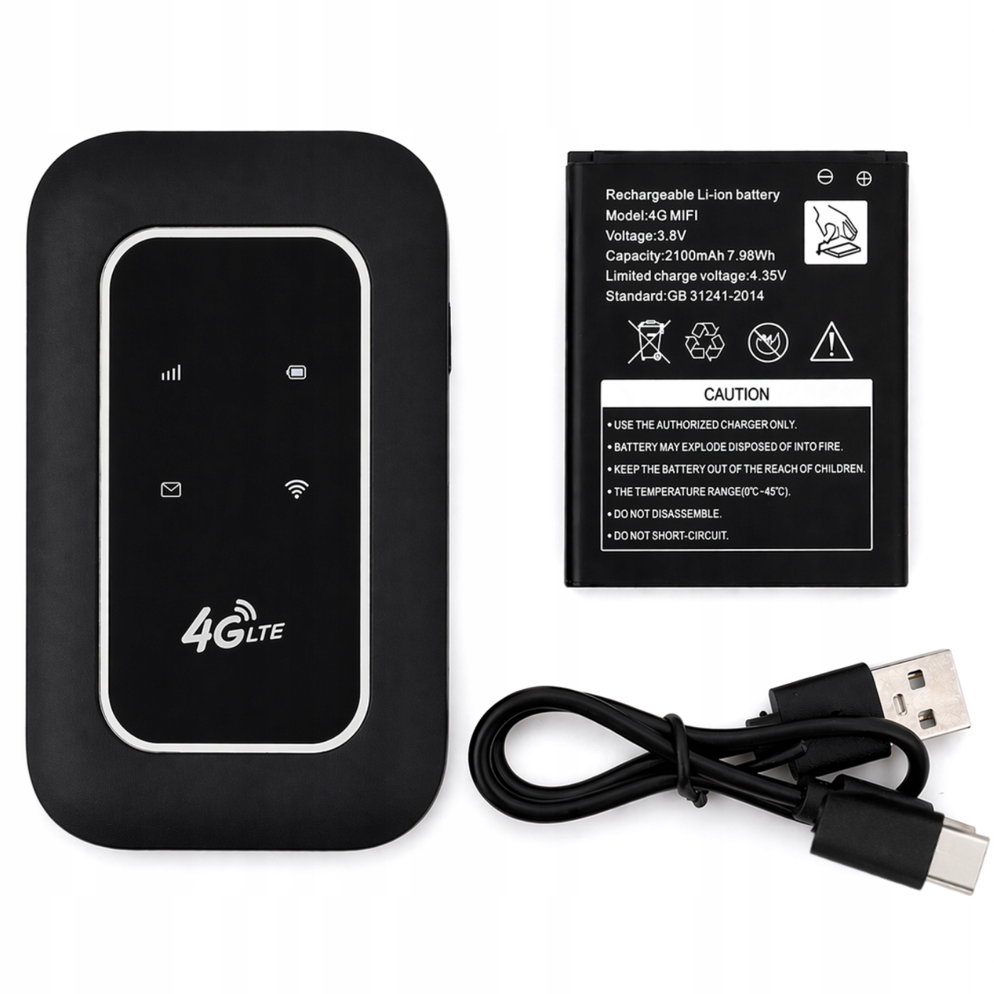 Mobilny router na kartę SIM LTE WIFI Internet Modem 4G Przenośny na baterię – Szybki dostęp do internetu wszędzie