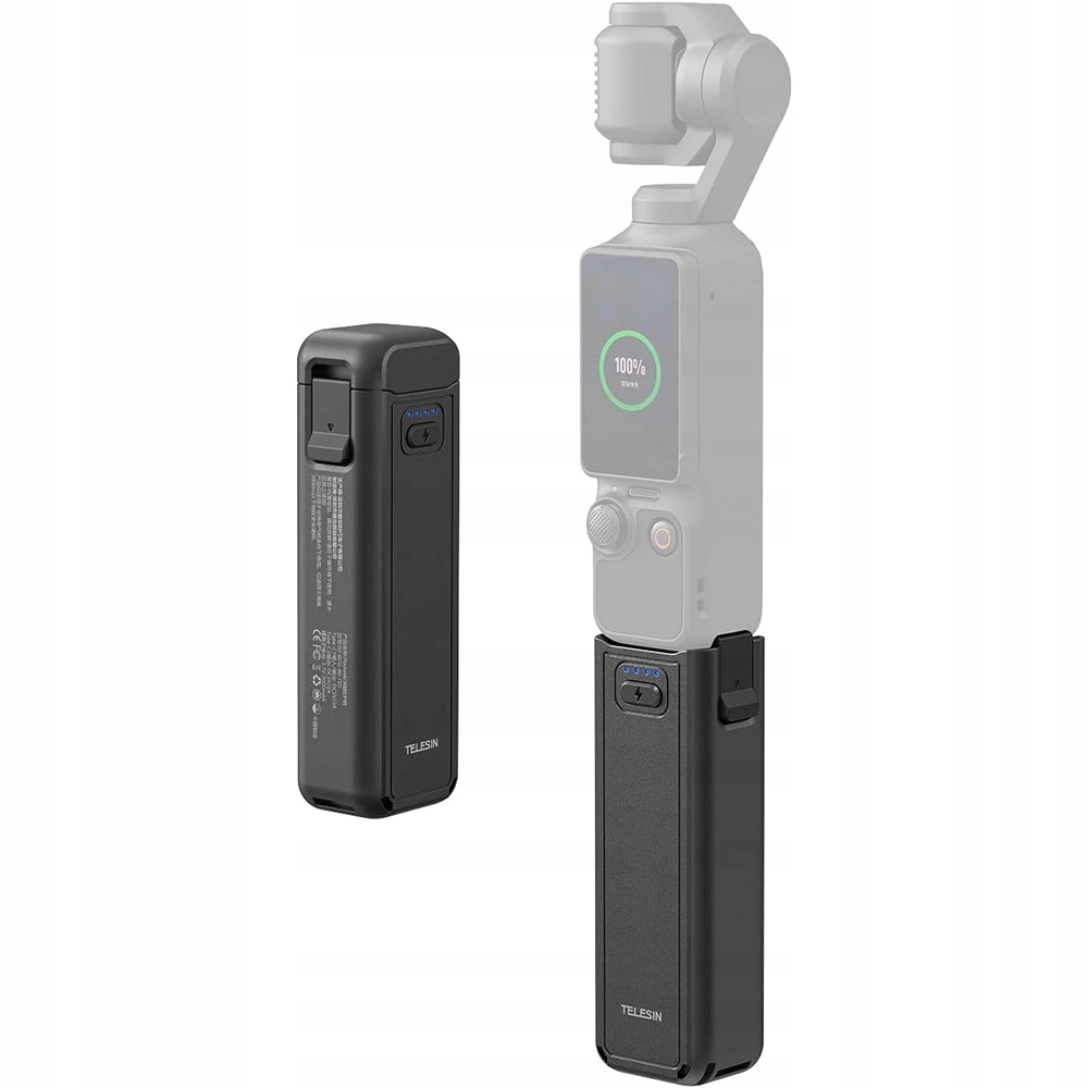 Uchwyt Akumulator 5000mAh do DJI Osmo Pocket 3/4 – Wydłuż czas nagrywania