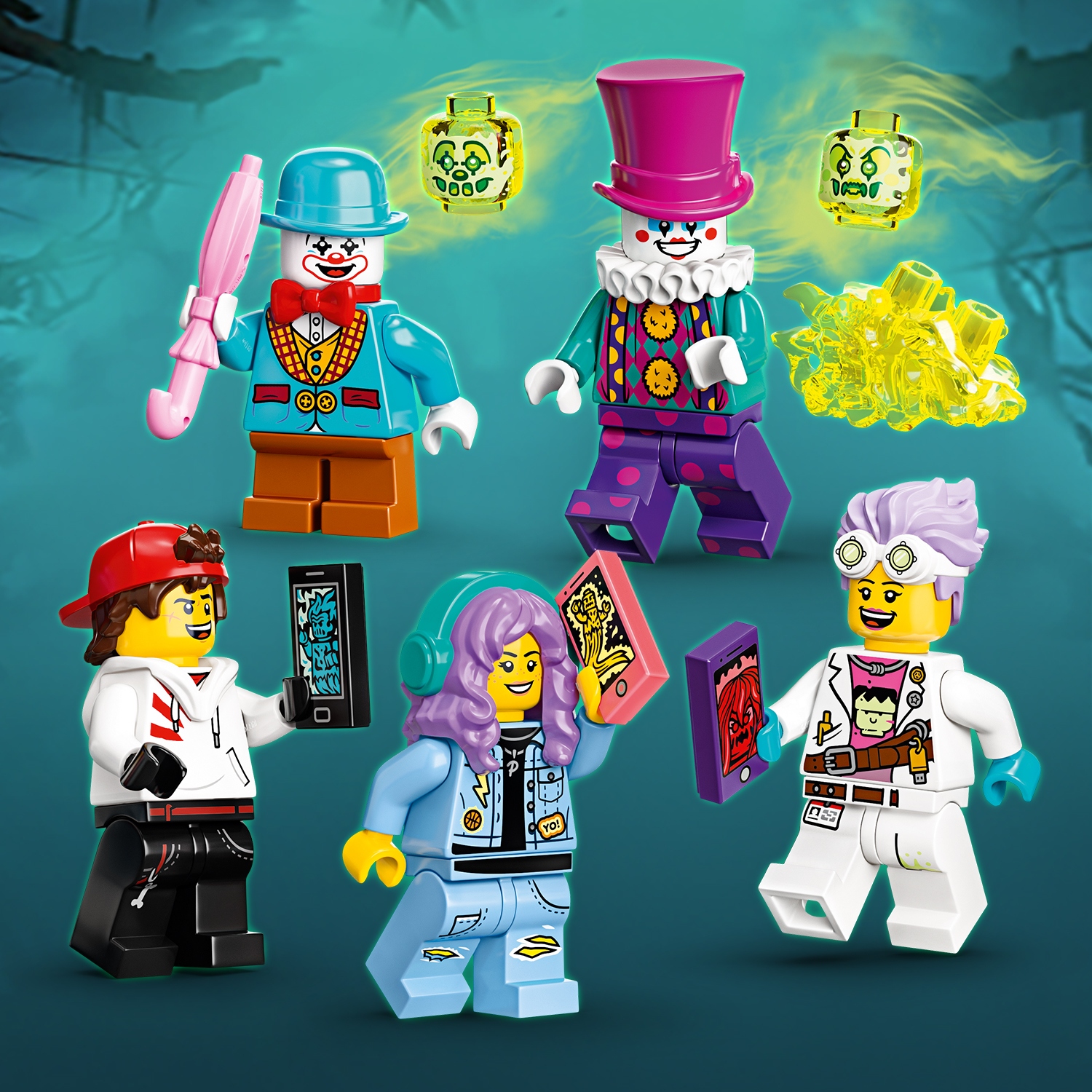 Minifigurki Jacka, Parker, J.B., Jimbo Loblo i Terry'ego Topa