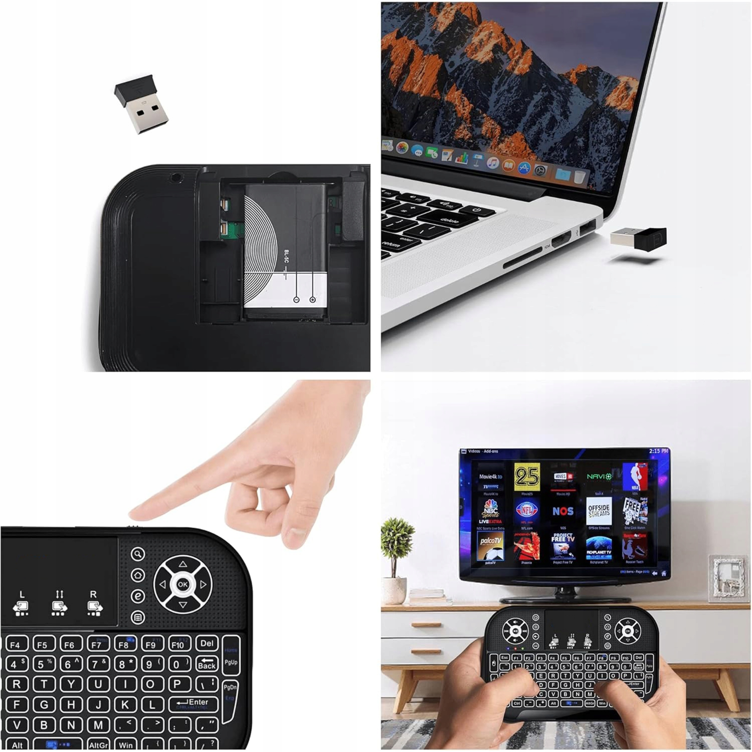 Wbudowany touchpad – więcej możliwości pod palcem