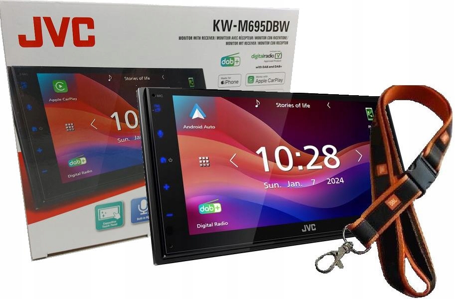 JVC KW-M695DBT – Nowoczesny odbiornik multimedialny do samochodu