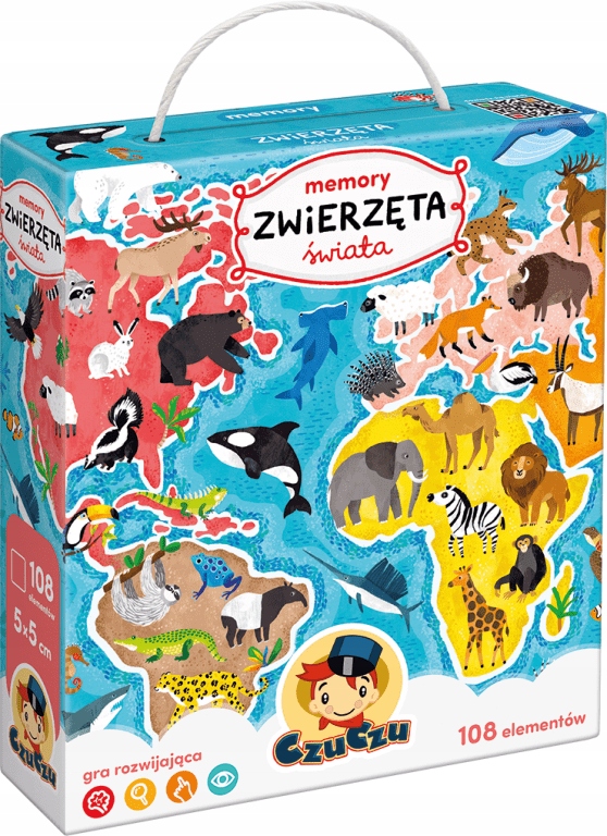 CzuCzu Gra Memory Zwierzęta Świata – Odkryj fascynujący świat zwierząt!