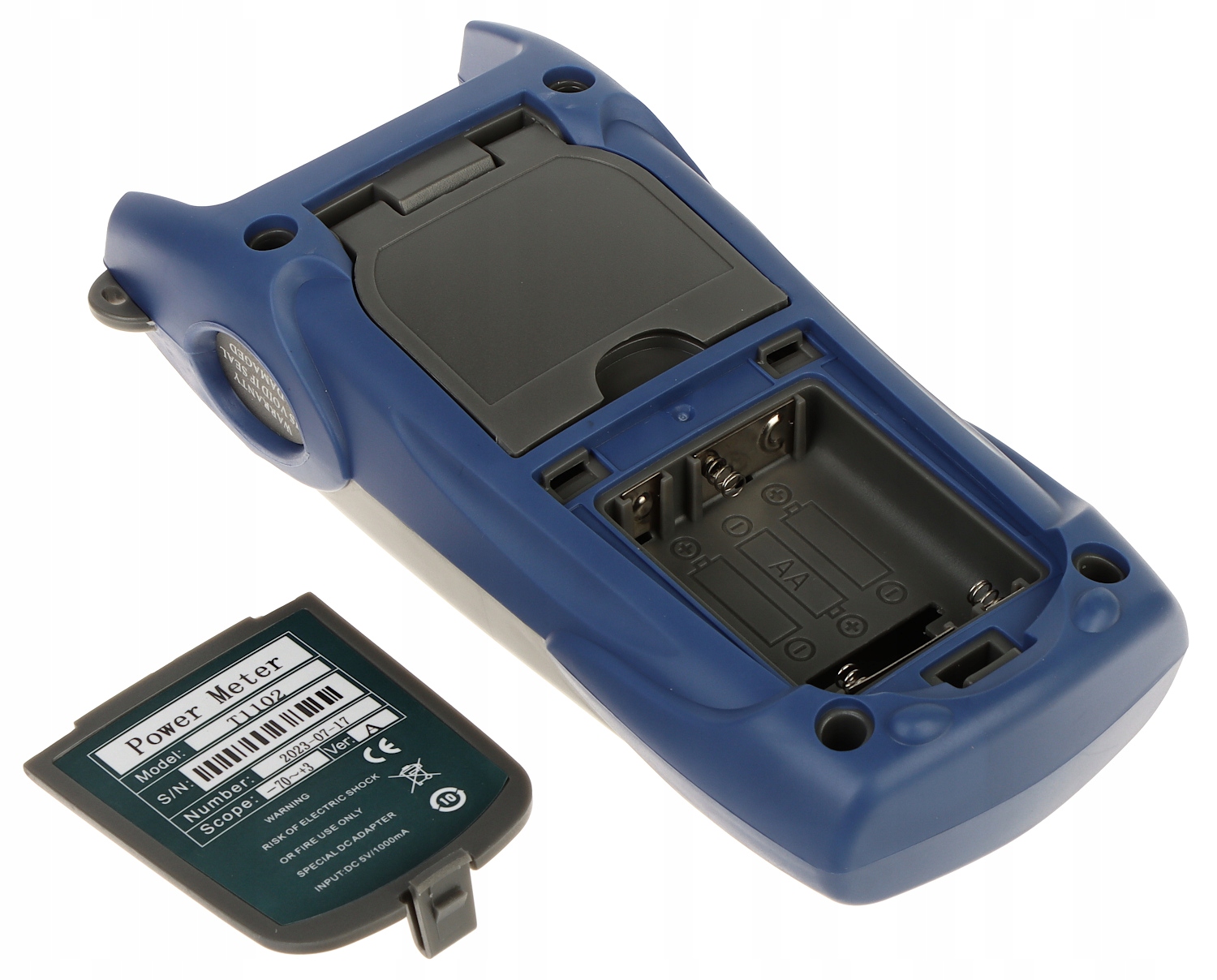 Zawartość zestawu: Miernik mocy optycznej i narzędzia do obróbki włókien