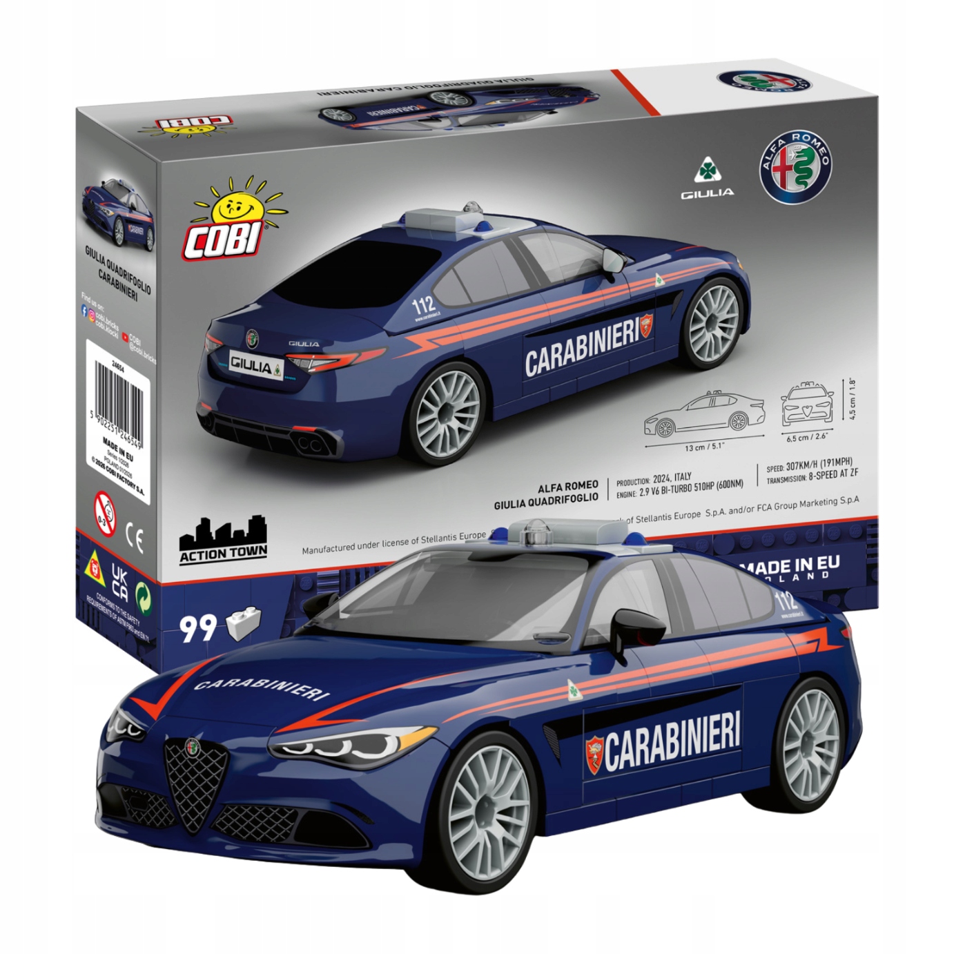 Alfa Romeo Giulia Quadrifoglio Carabinieri – Zbuduj swoją własną legendę