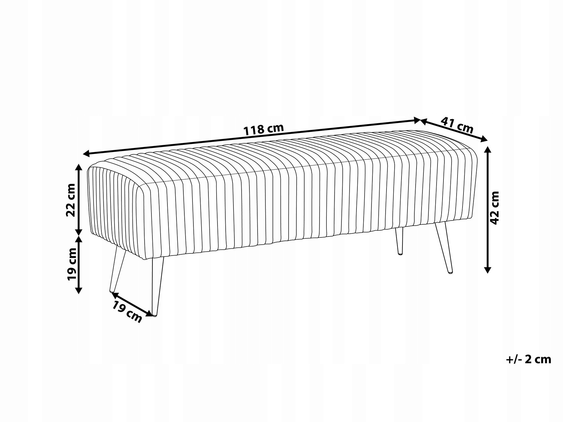 Wymiary i maksymalne obciążenie ławki