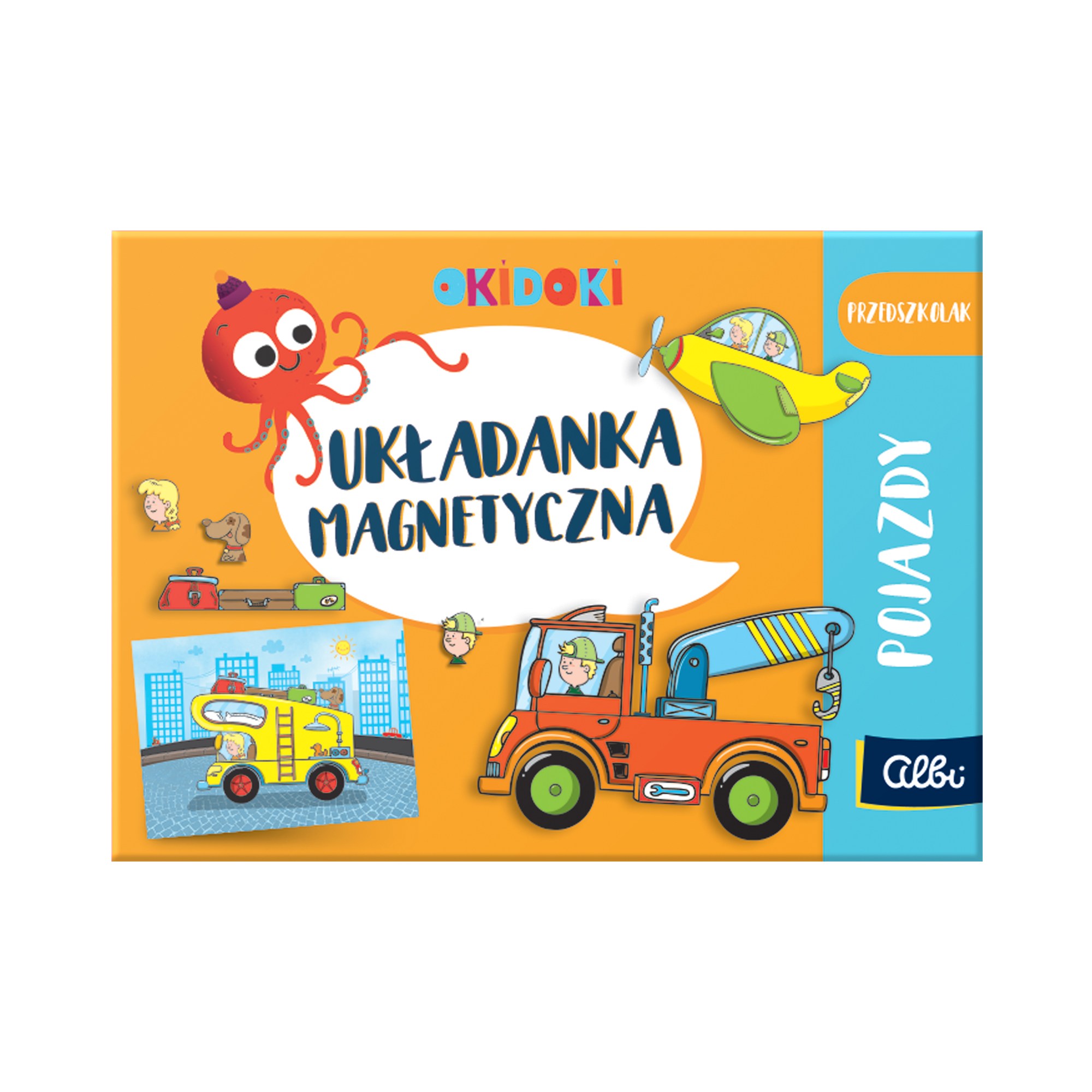 Układanka magnetyczna OKIDOKI – Kreatywna zabawa dla najmłodszych