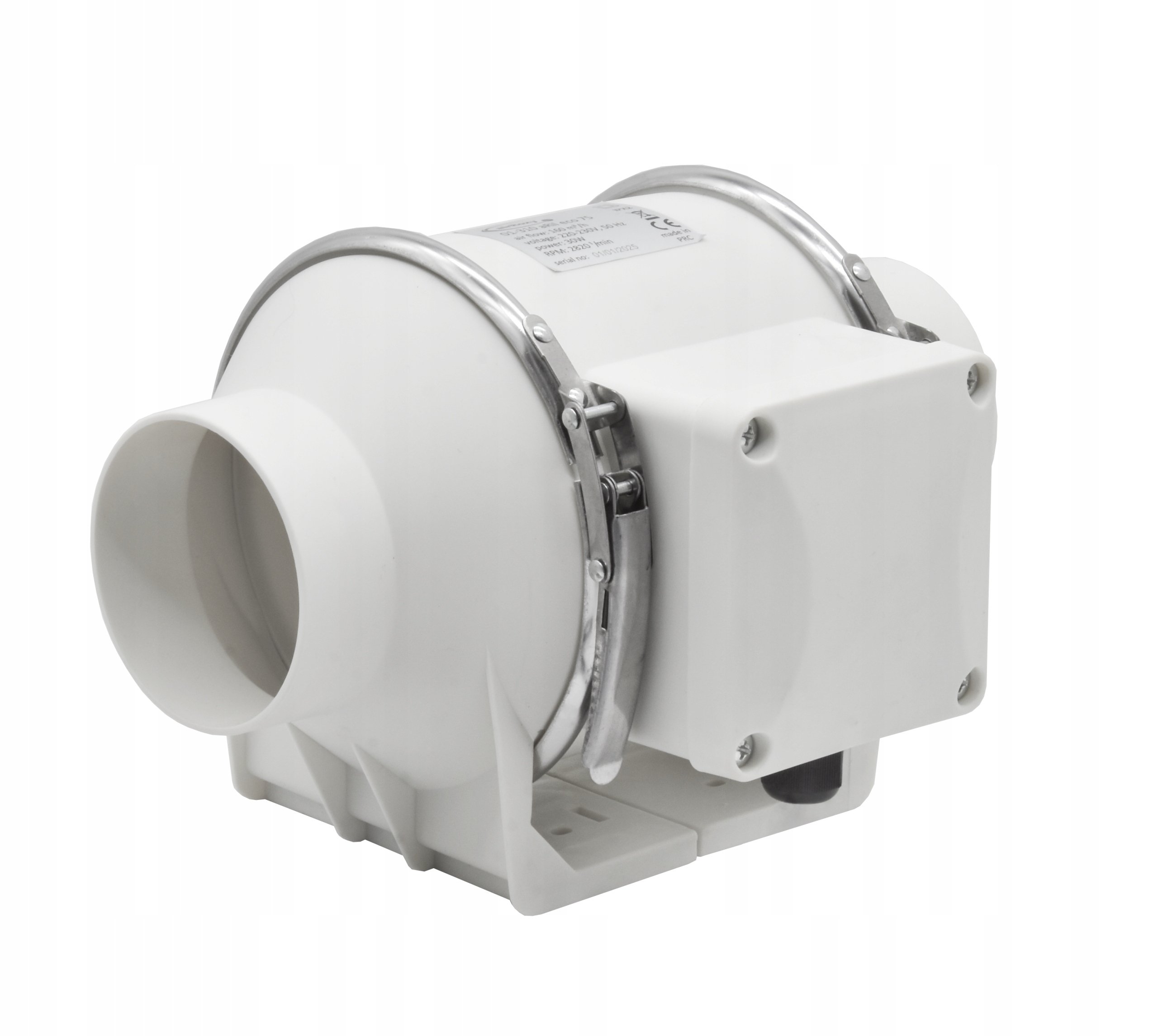 Imponujący przepływ powietrza 620 m3/h