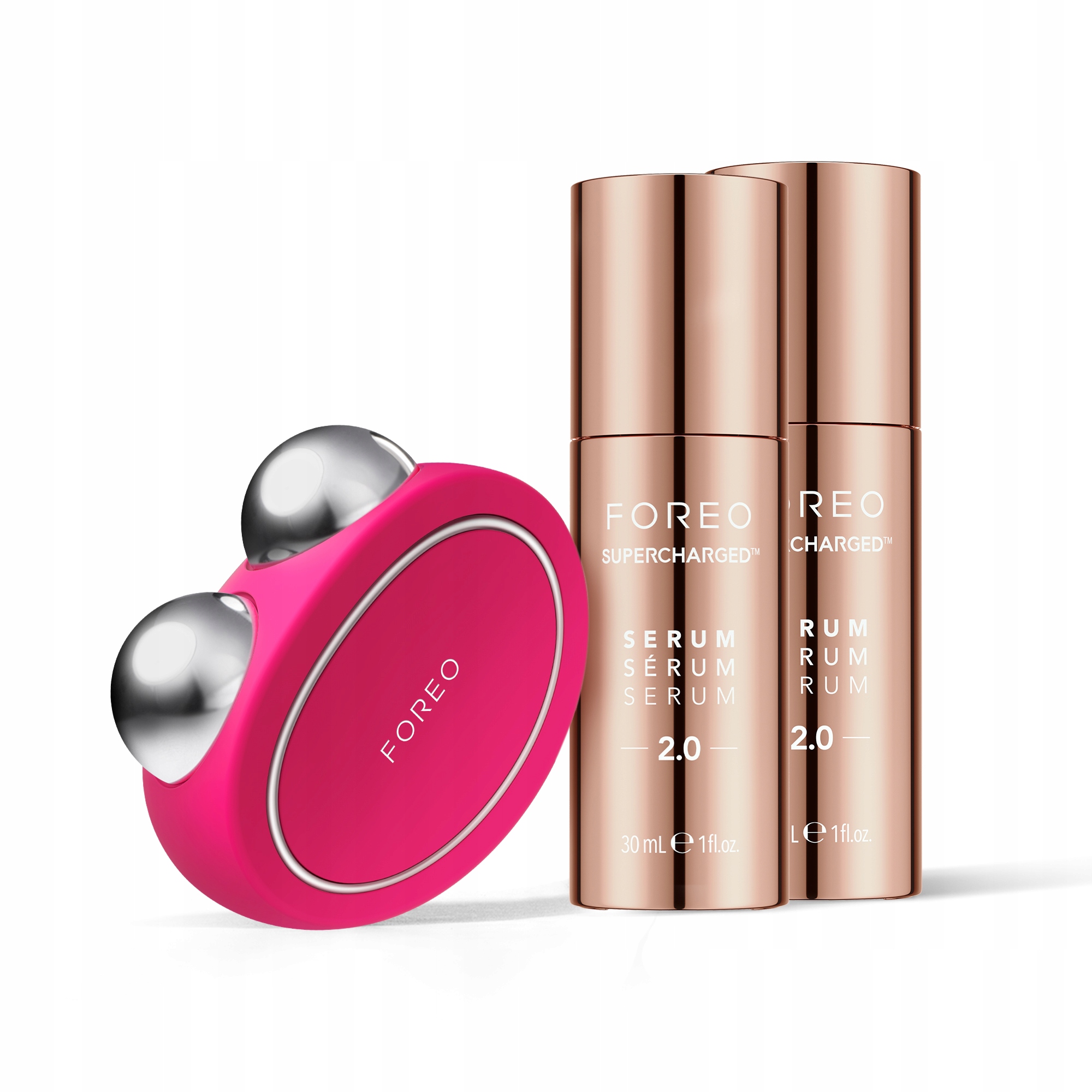 FOREO BEAR Urządzenie Mikroprądowe + 2x Serum 30 ml Hialuron Lifting Twarzy – Innowacyjna pielęgnacja