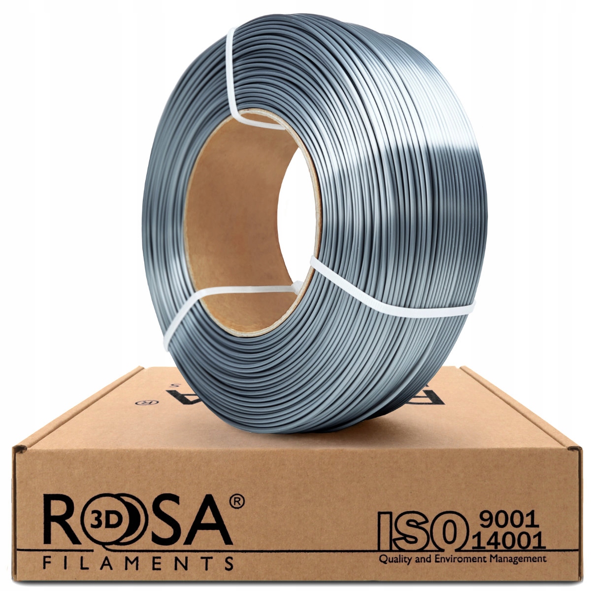 Filament Rosa3D ReFill PLA-Silk 1,75mm Steel 1kg – Idealny wybór do druku 3D