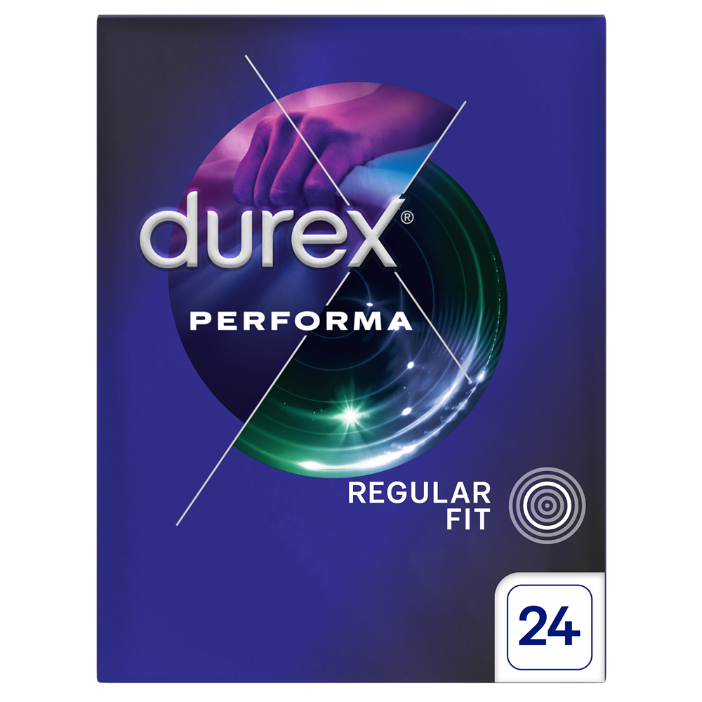 Alkotest DUREX Performa – Prezerwatywy opóźniające wytrysk 24 szt.