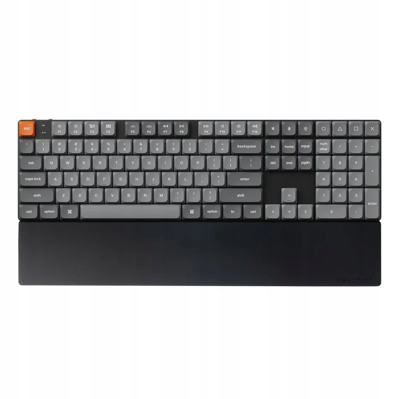 Keychron Silicone Palm Rest Black – Komfortowa podkładka pod nadgarstki do klawiatur K5 SE / K5 Max / K5 Pro