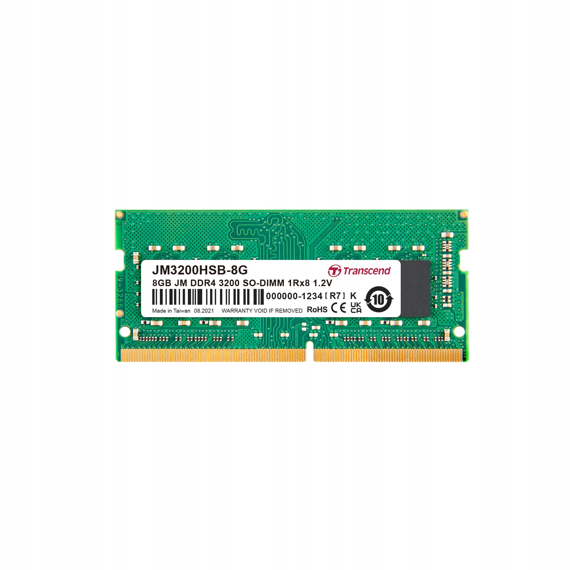 Transcend JetRam JM3200HSB-8G – Wydajna pamięć RAM do laptopów