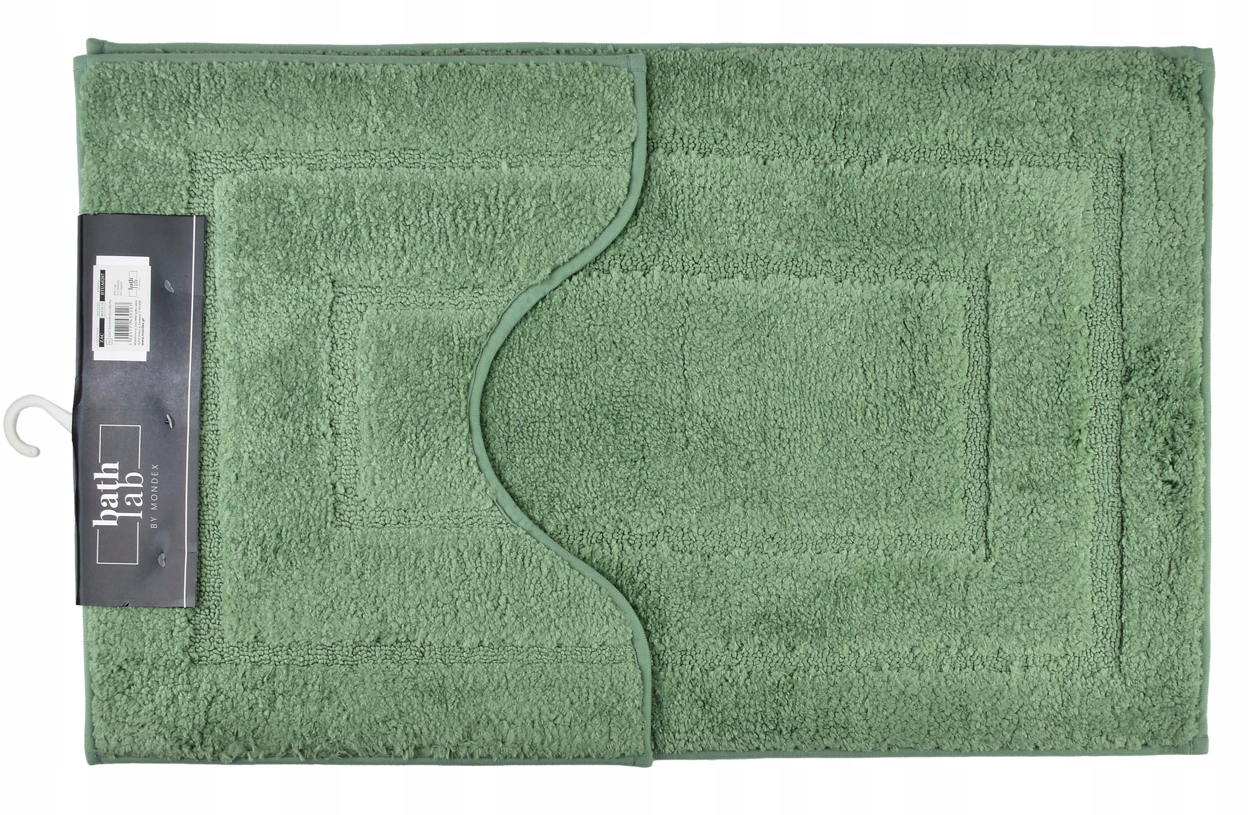 ZAC Komplet 2 Dywaników Łazienkowych 50x40/50x80cm jasny zielony – Komfort i styl w Twojej łazience