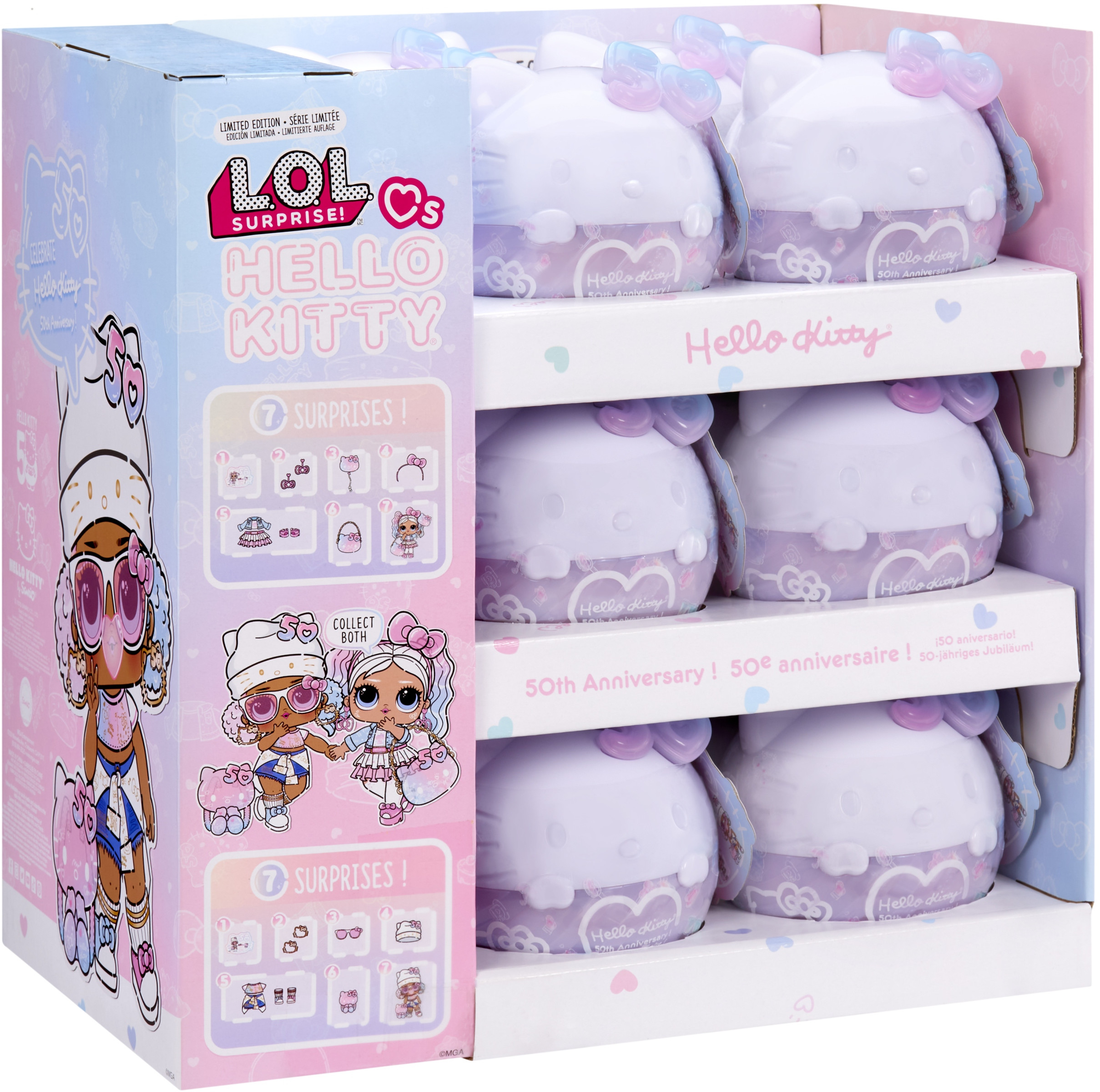 Bohaterowie z L.O.L. Surprise – Zbieraj i baw się z Hello Kitty