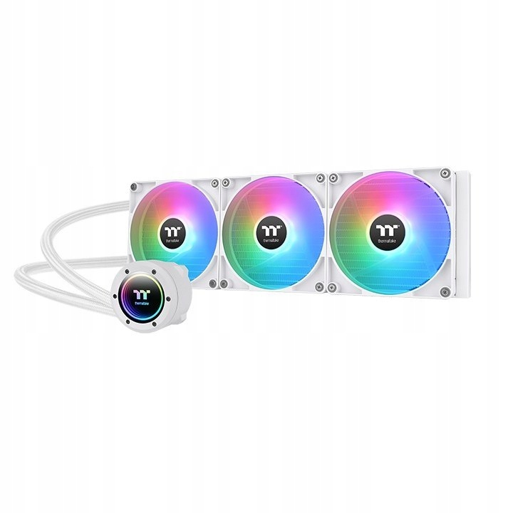 Chłodzenie wodne Thermaltake TH420 V2 ARGB Sync All-In-One Liquid Cooler Snow Edition – Wydajność i styl w jednym