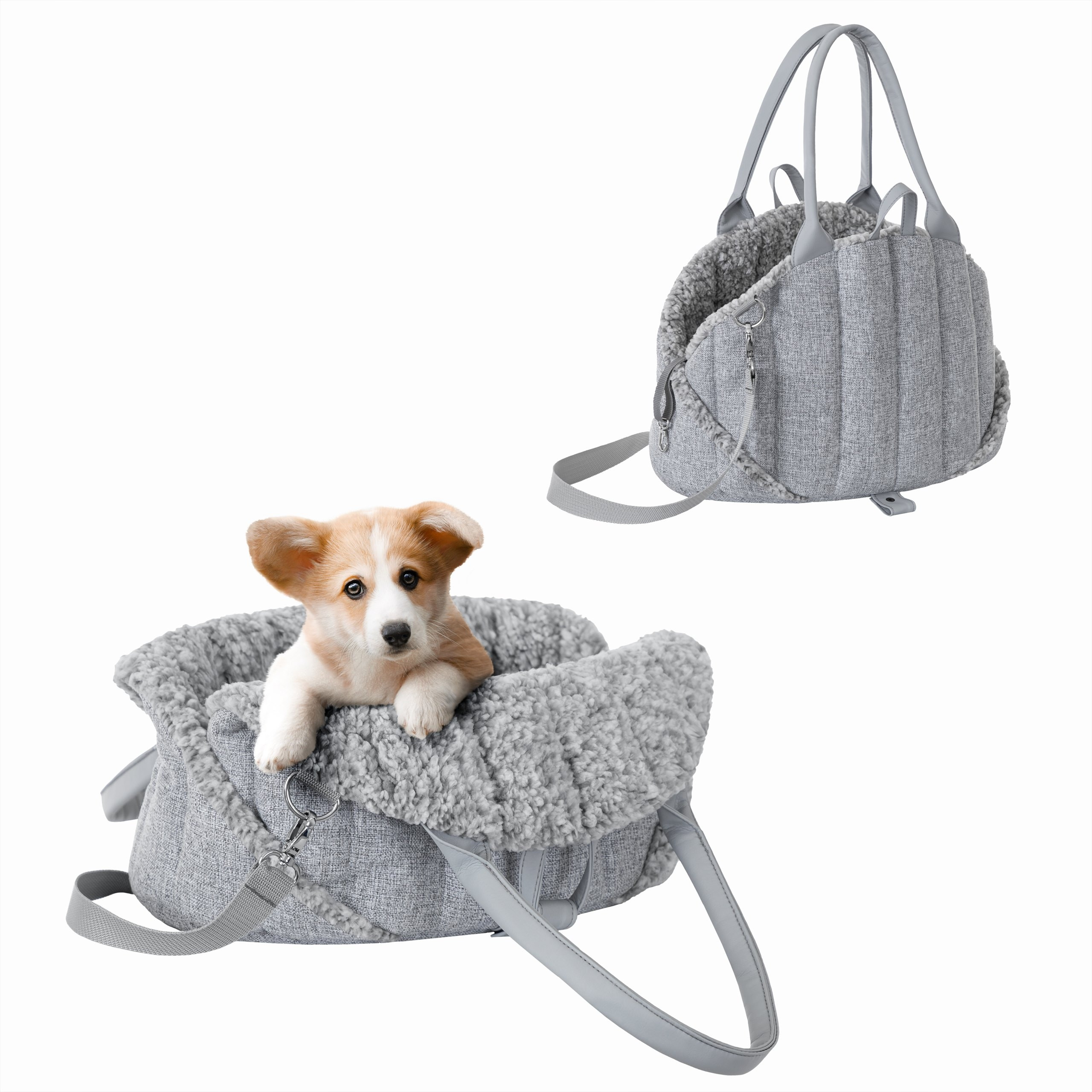 Torba transportowa DOGGY R2 SEA SHELL INARI POPIEL – Luksusowy wybór dla Twojego pupila