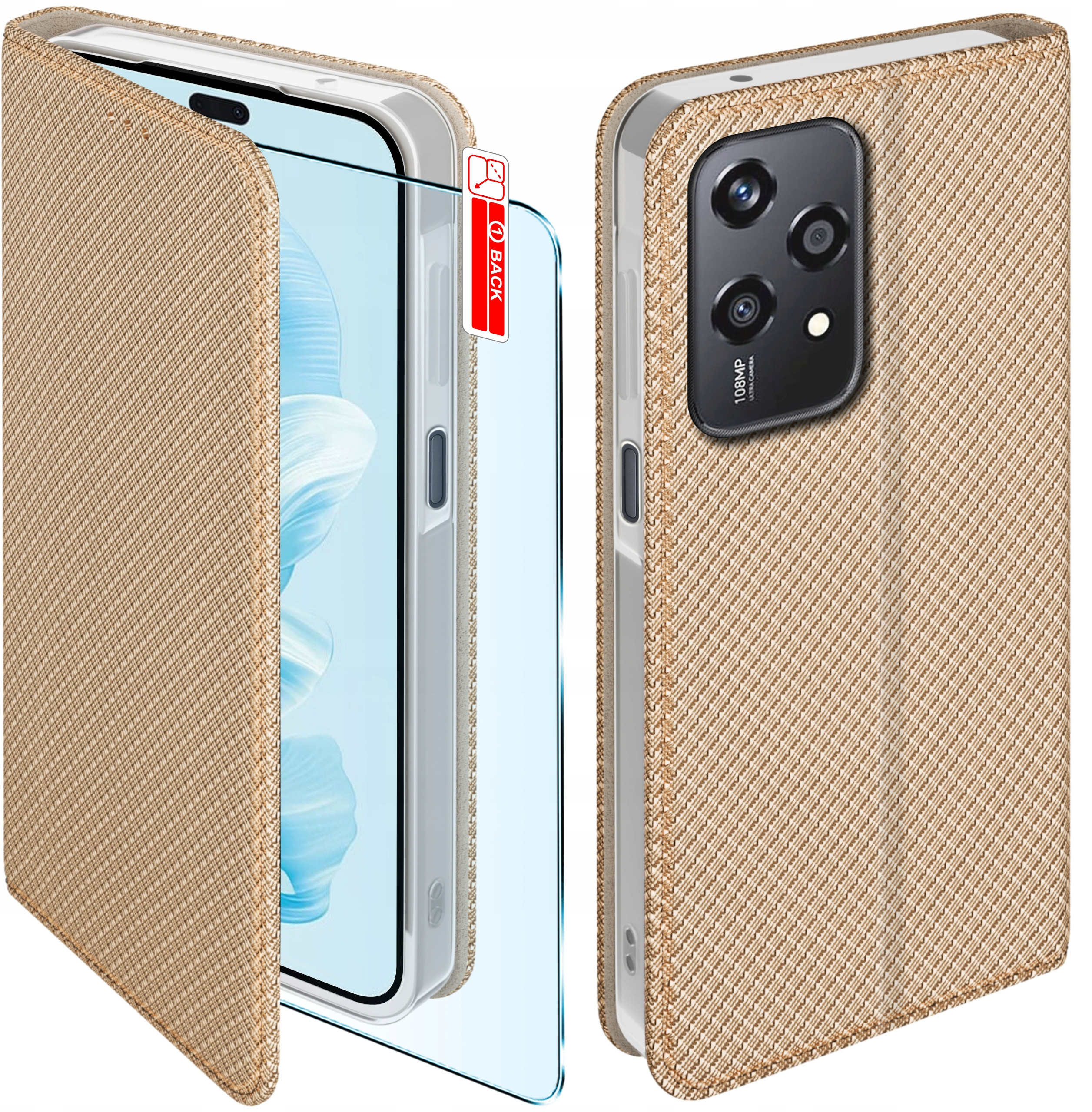 Etui do Honor 200 Lite 5G SMART MAGNET CASE PORTFEL + SZKŁO 9H – Doskonała ochrona dla Twojego smartfona