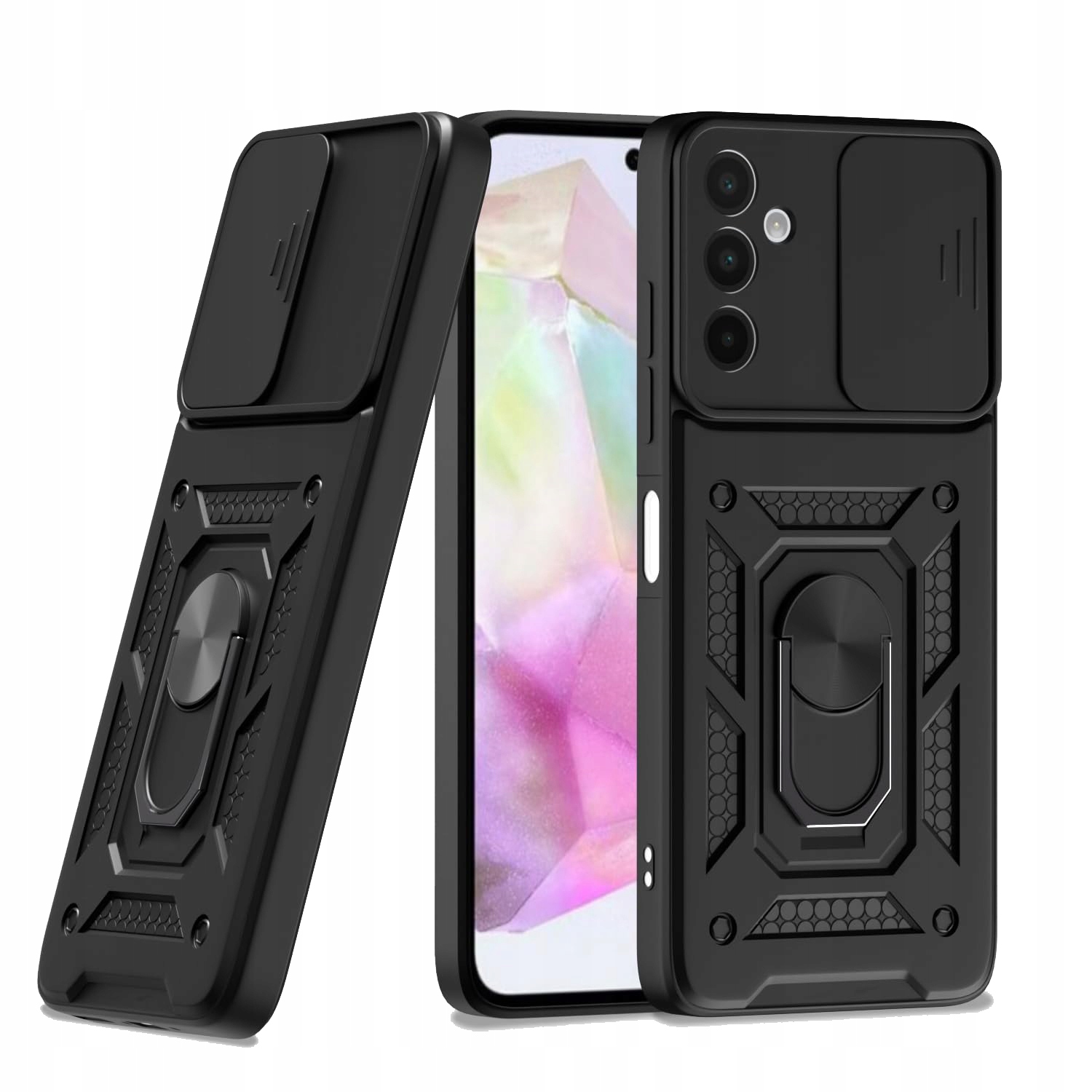 Etui pancerne Supero CaseShield Ring do Samsung Galaxy A26 5G – Niezawodna ochrona Twojego smartfona