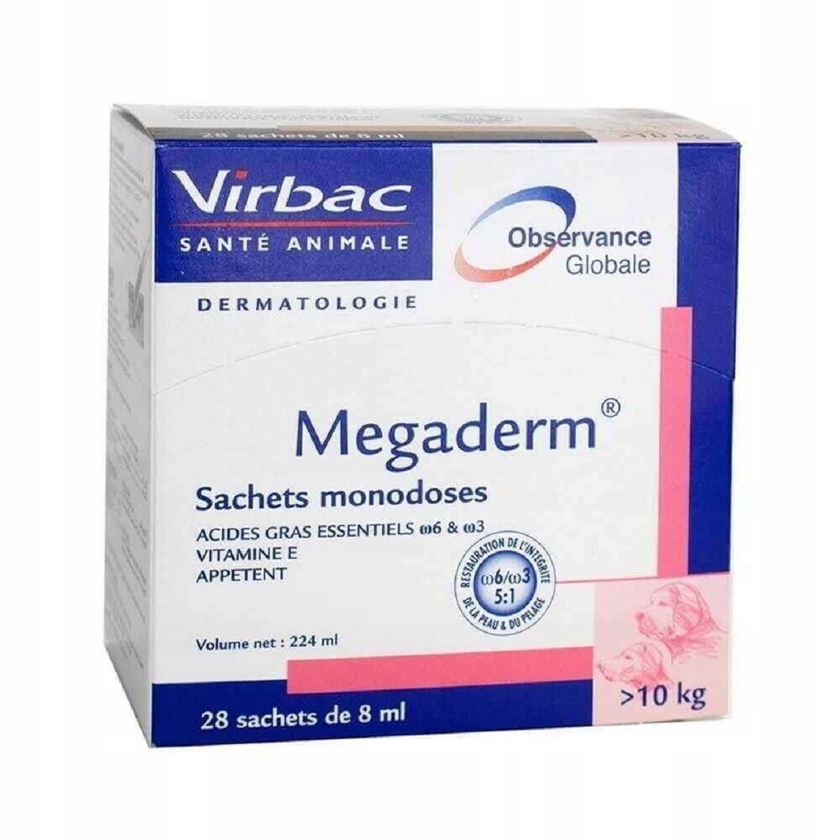 Nienasycone kwasy tłuszczowe omega 3 i omega 6 w Megadermie
